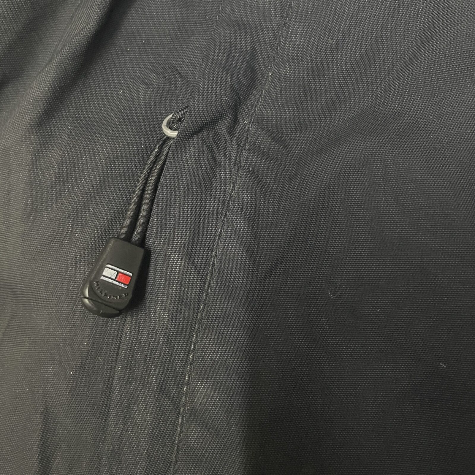 Tommy Hilfiger Black Jacket back view