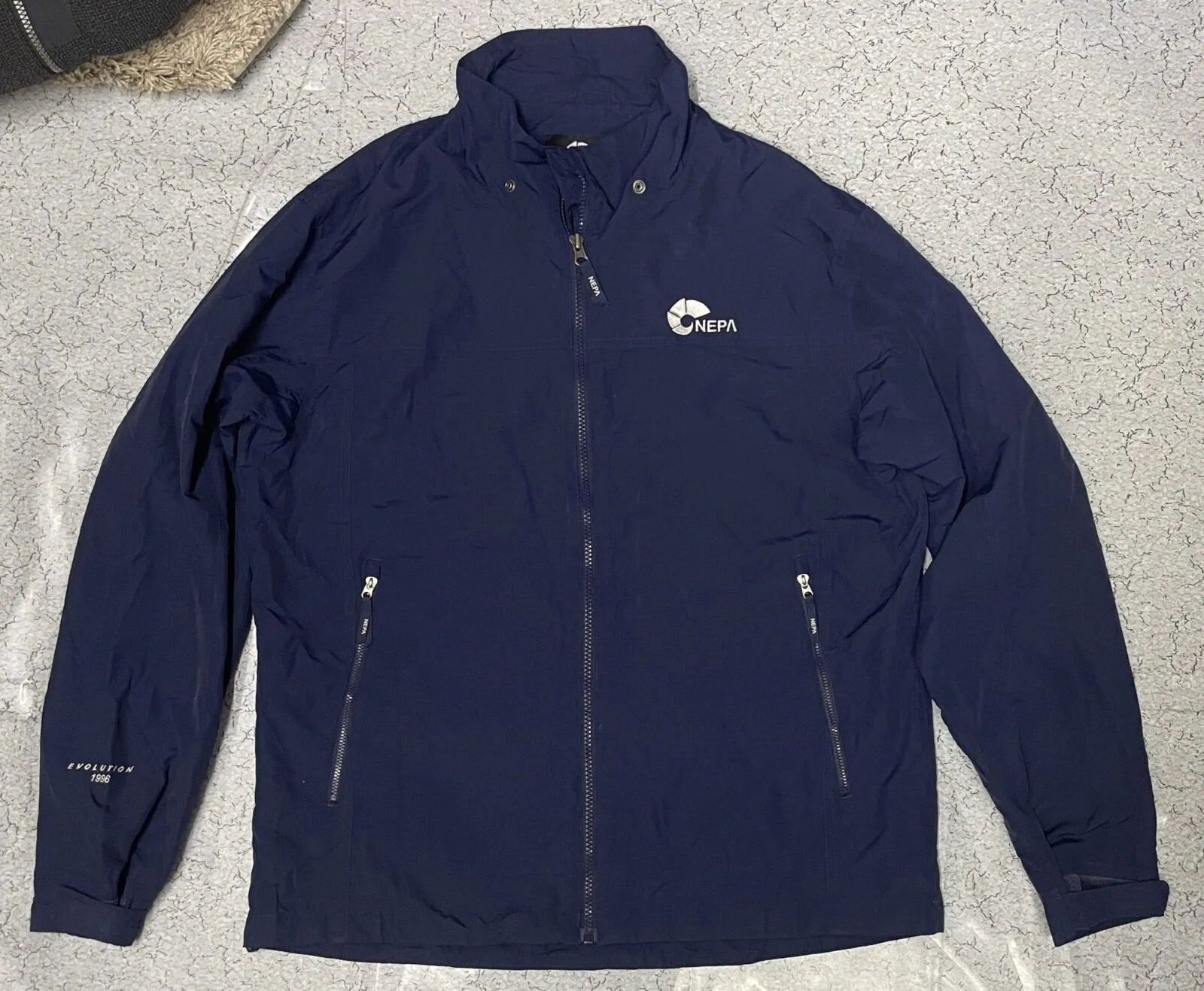 Nepa Navy Windbreaker Jacket front view