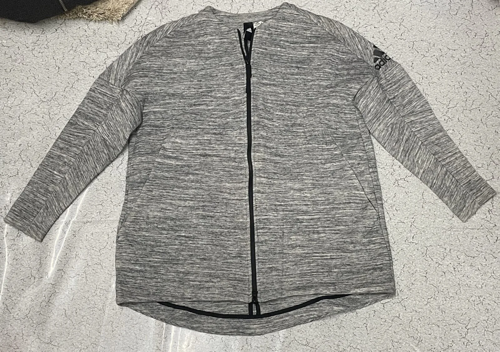 Adidas Grey Track Jacket alternate view