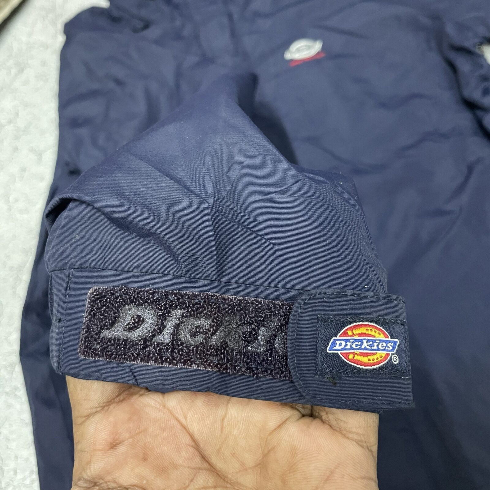 Dickies Blue Jacket detail view