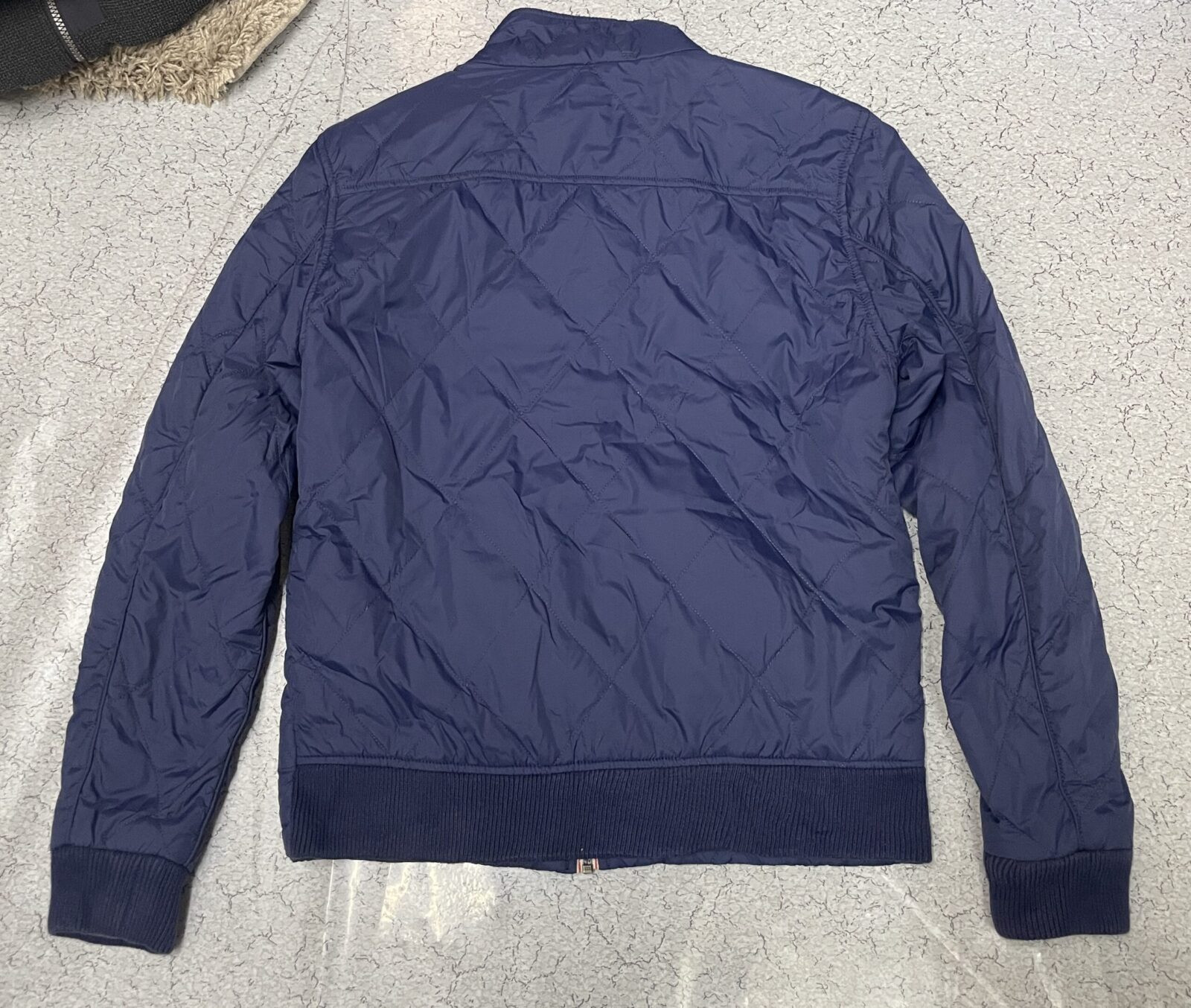 Tommy Hilfiger Navy Windbreaker Jacket detail view