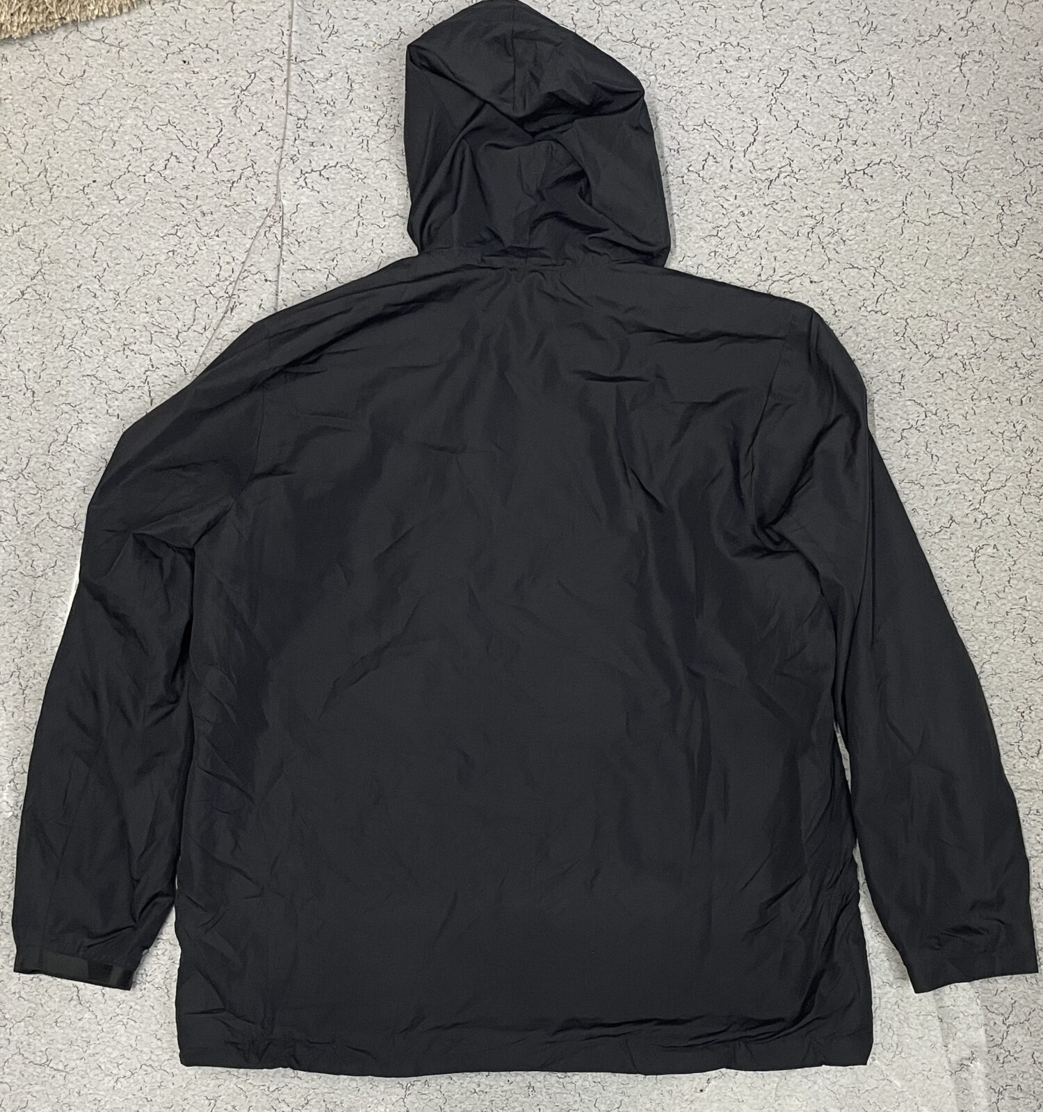 Adidas Black Windbreaker Jacket detail view