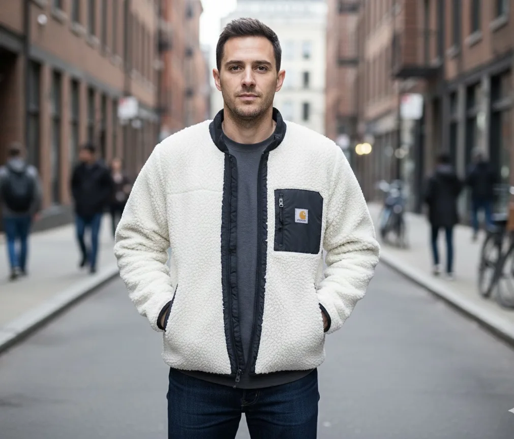 Carhartt White Jacket front view