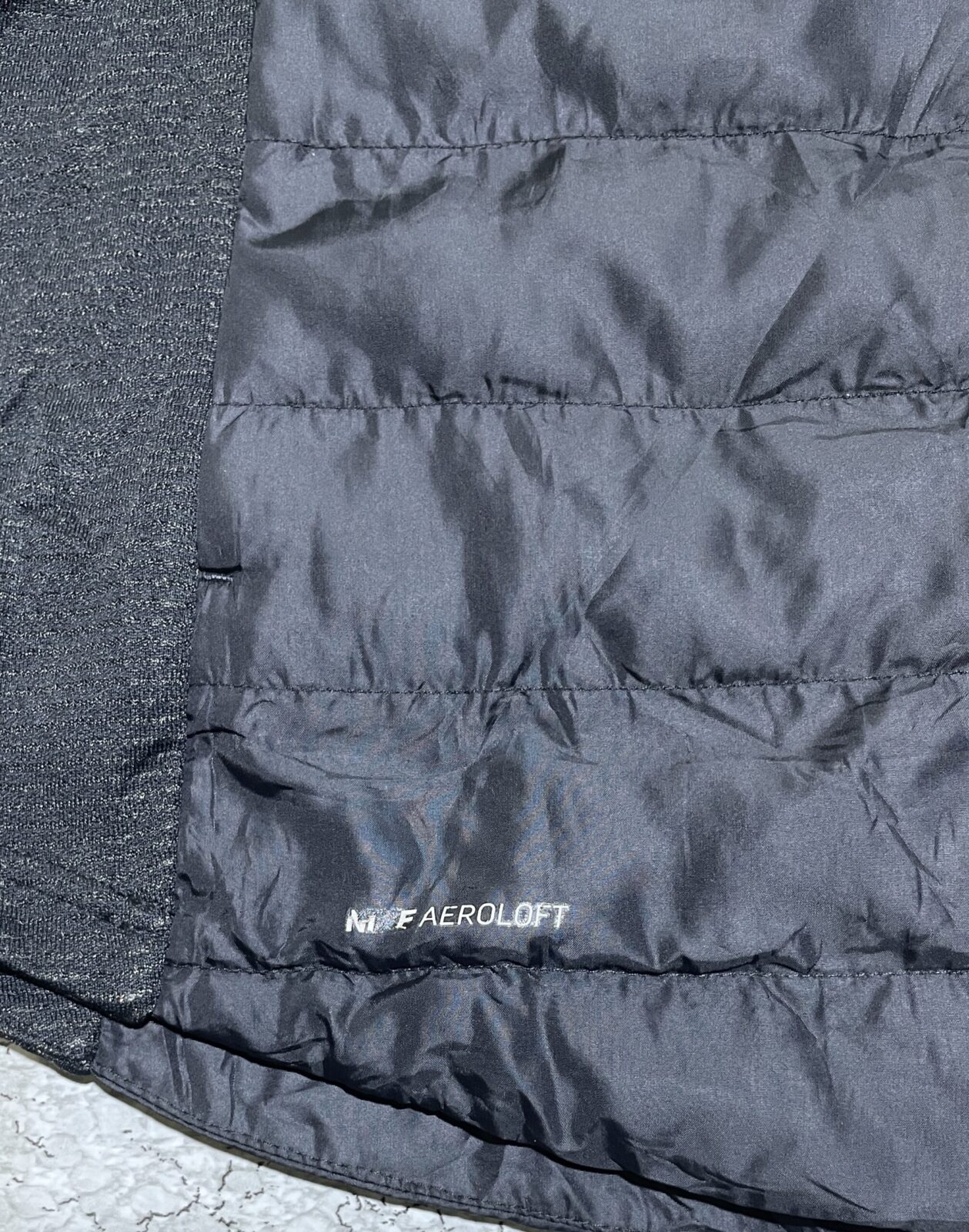 Nike Black Track Jacket back view