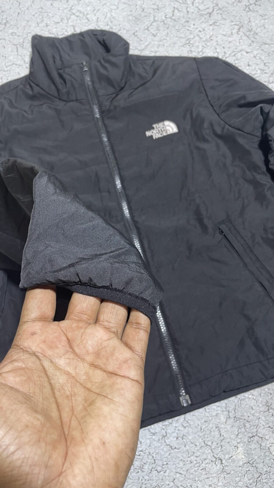 The North Face Black Jacket back view