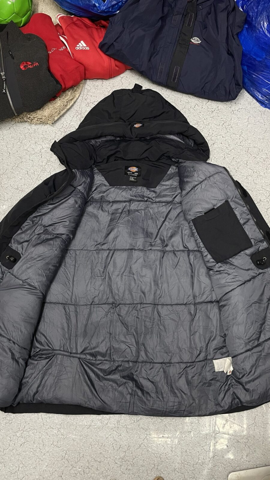 Dickies Black Jacket back view