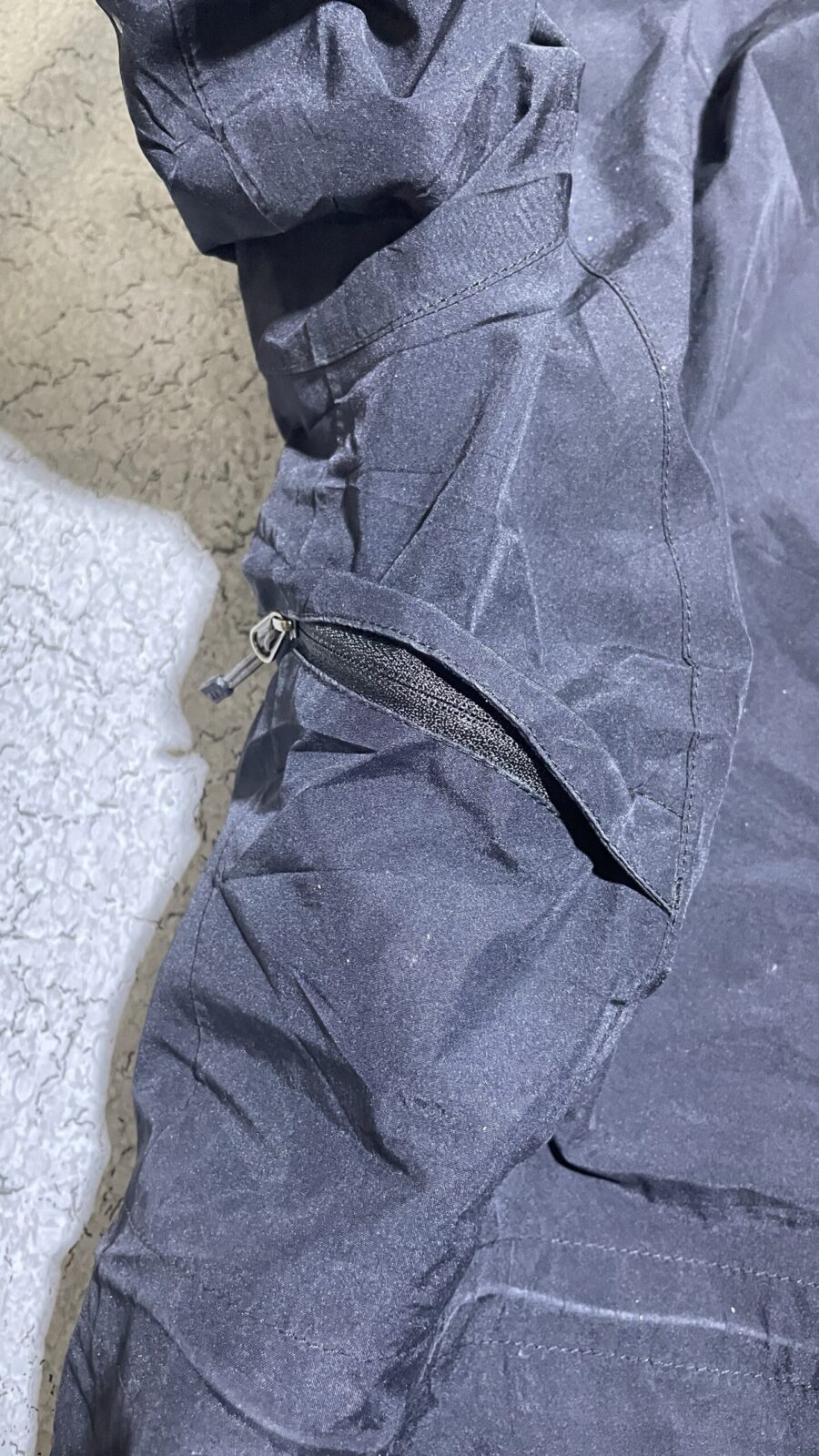 GORE-TEX Black Jacket back view