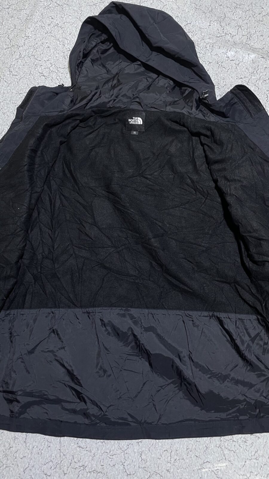 Black Track Jacket detail view