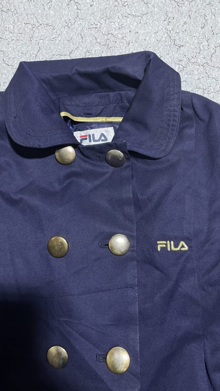 FILA Navy Jacket detail view