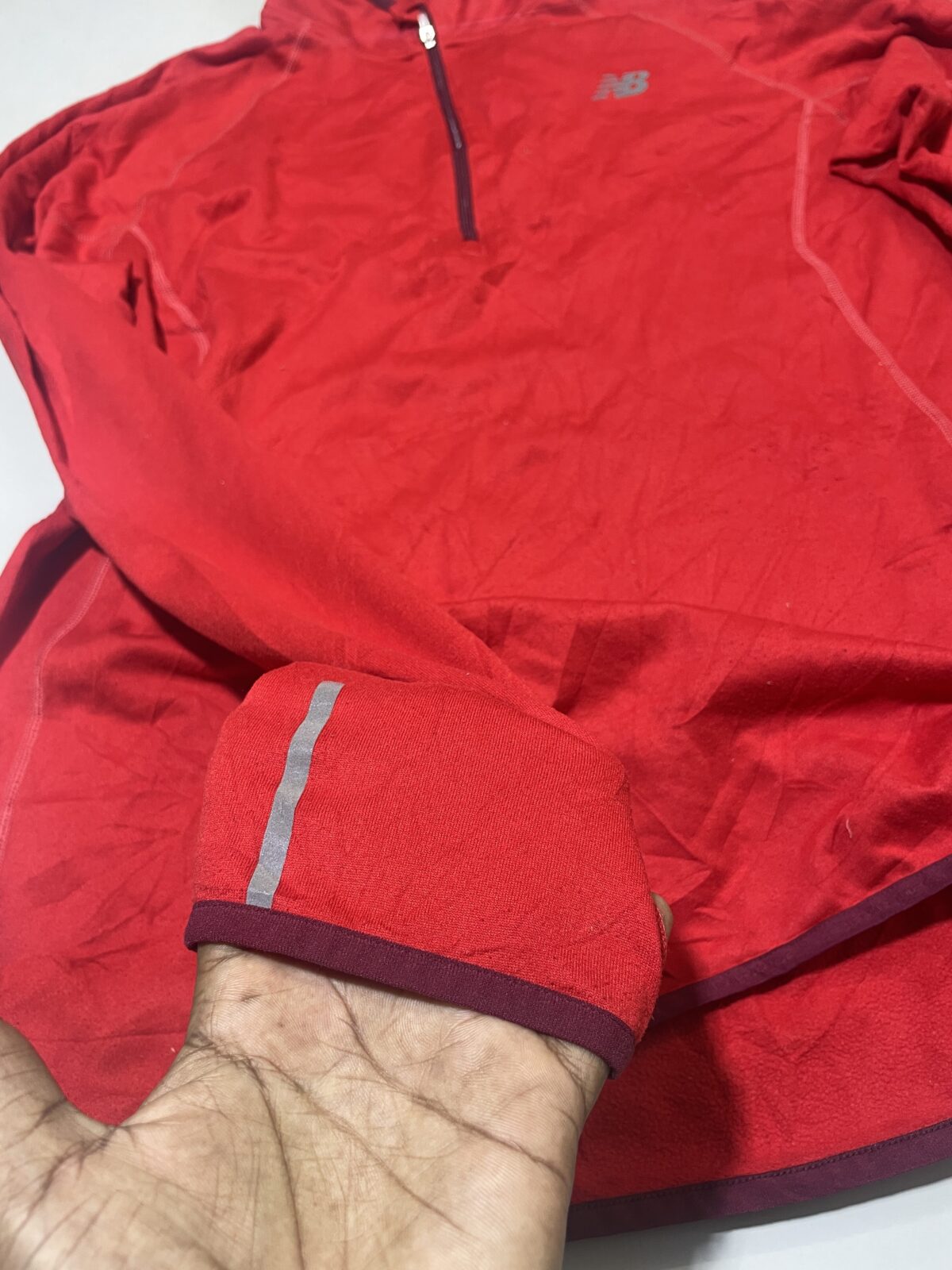 New Balance Red T-Shirt back view