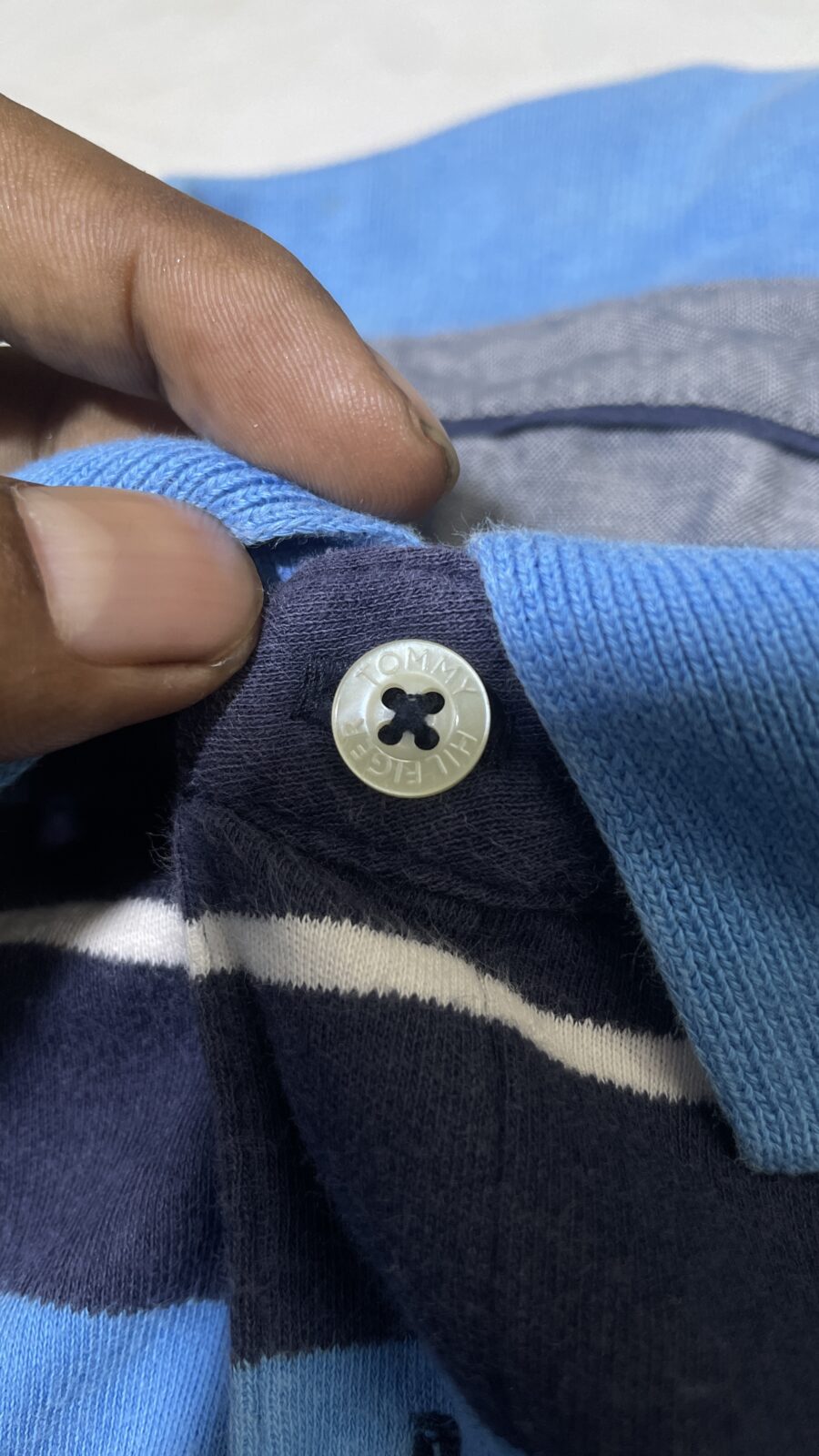 Tommy Hilfiger Navy T-Shirt detail view