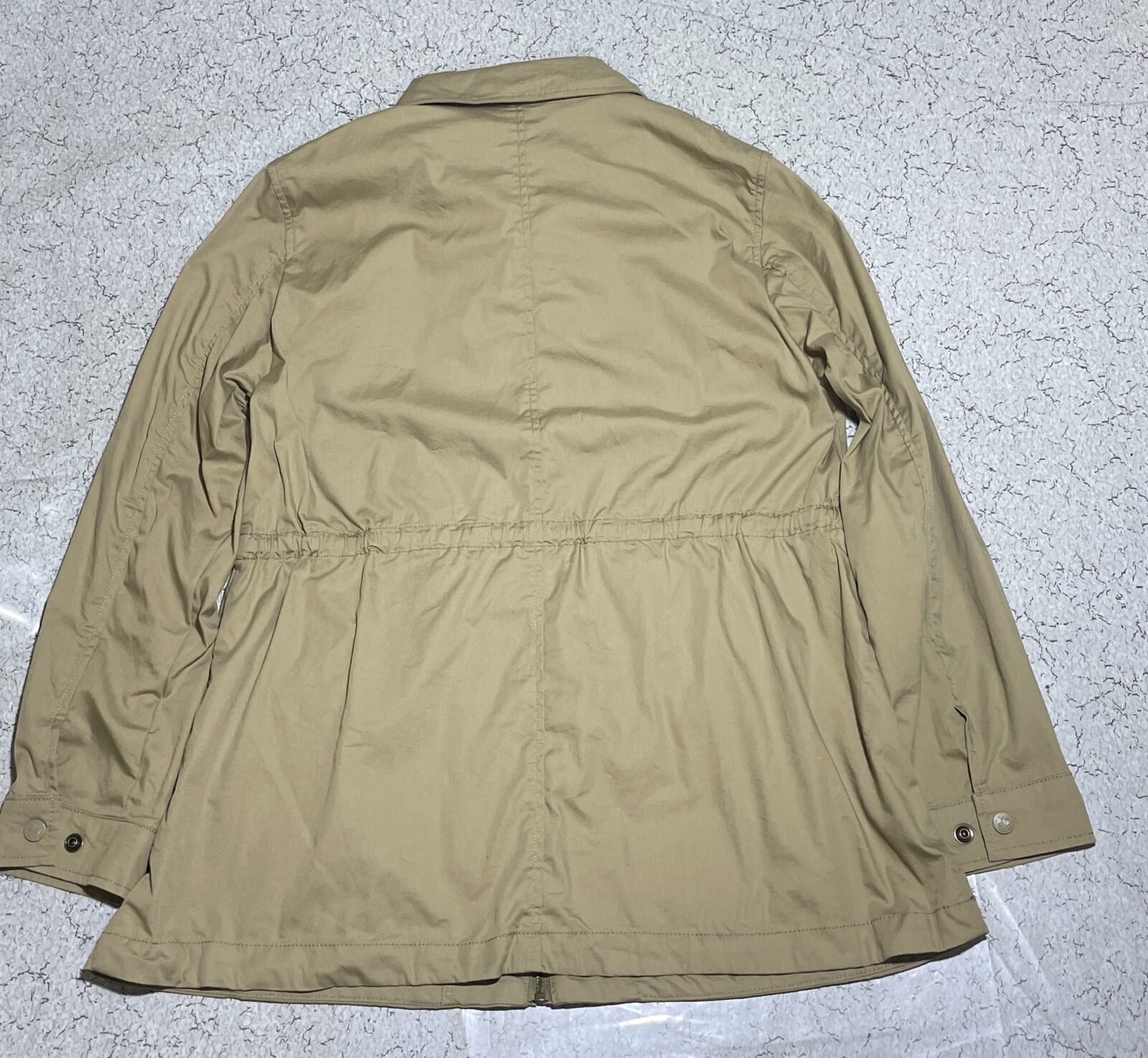 Beige Jacket back view