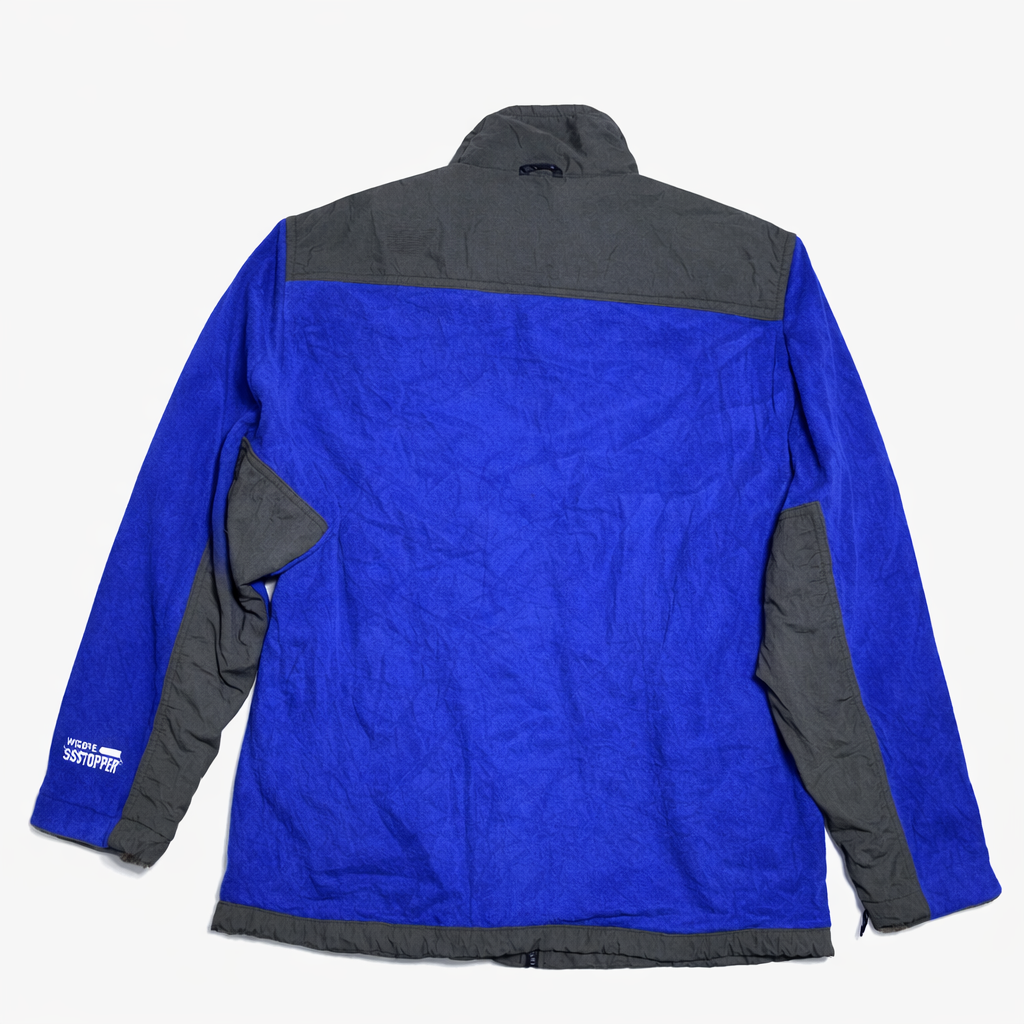 The North Face Blue Fleece Jacket detail view