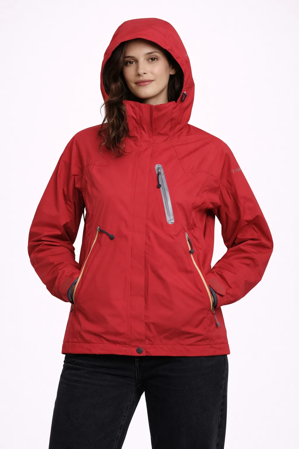 Columbia Red Jacket front view