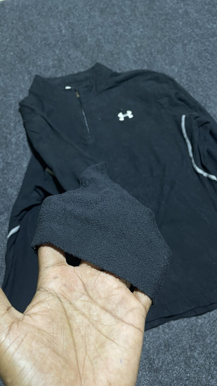 Under Armour Black Sweater back view