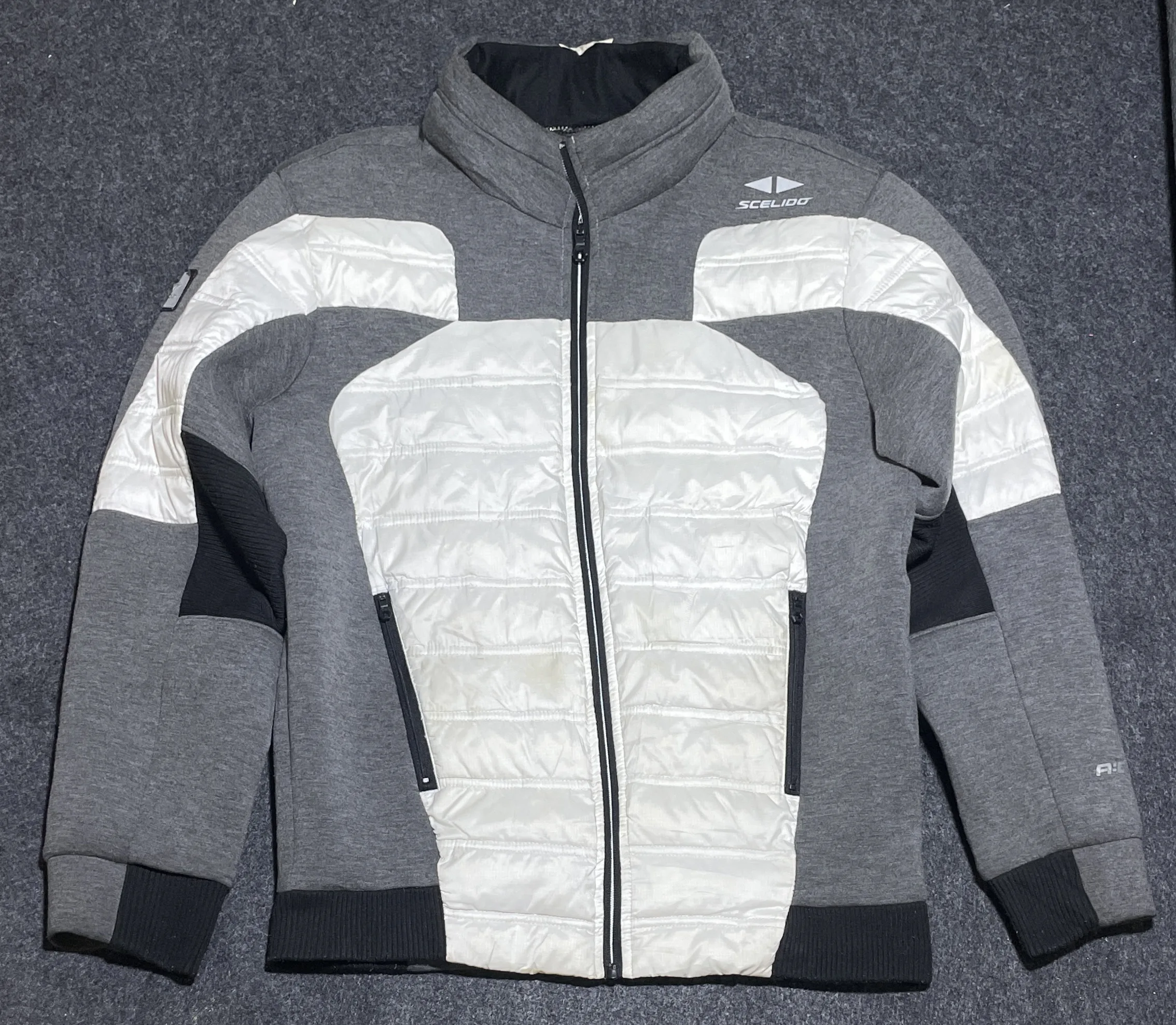 White Puffer Jacket alternate view