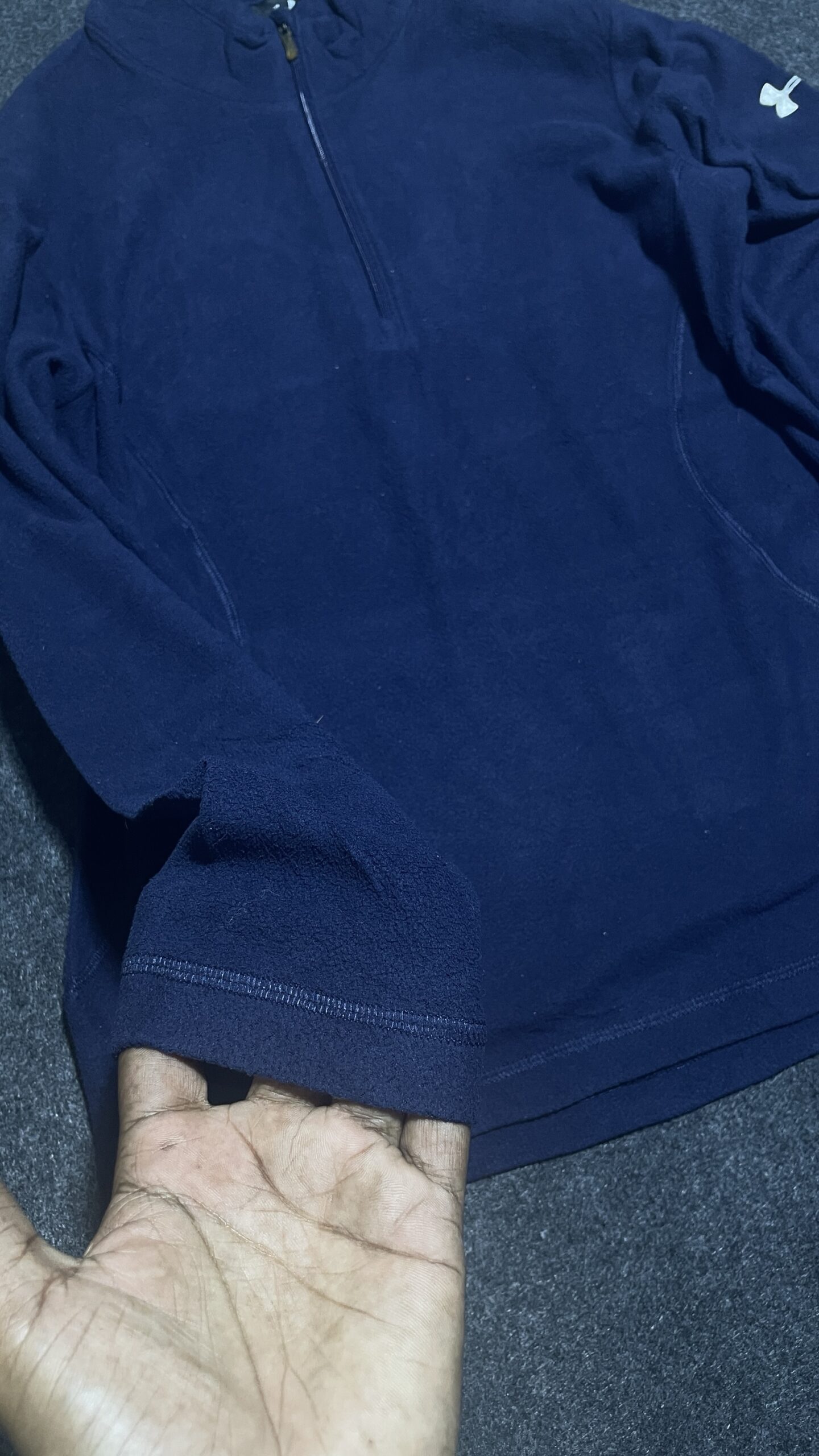 Under Armour Navy Sweater back view