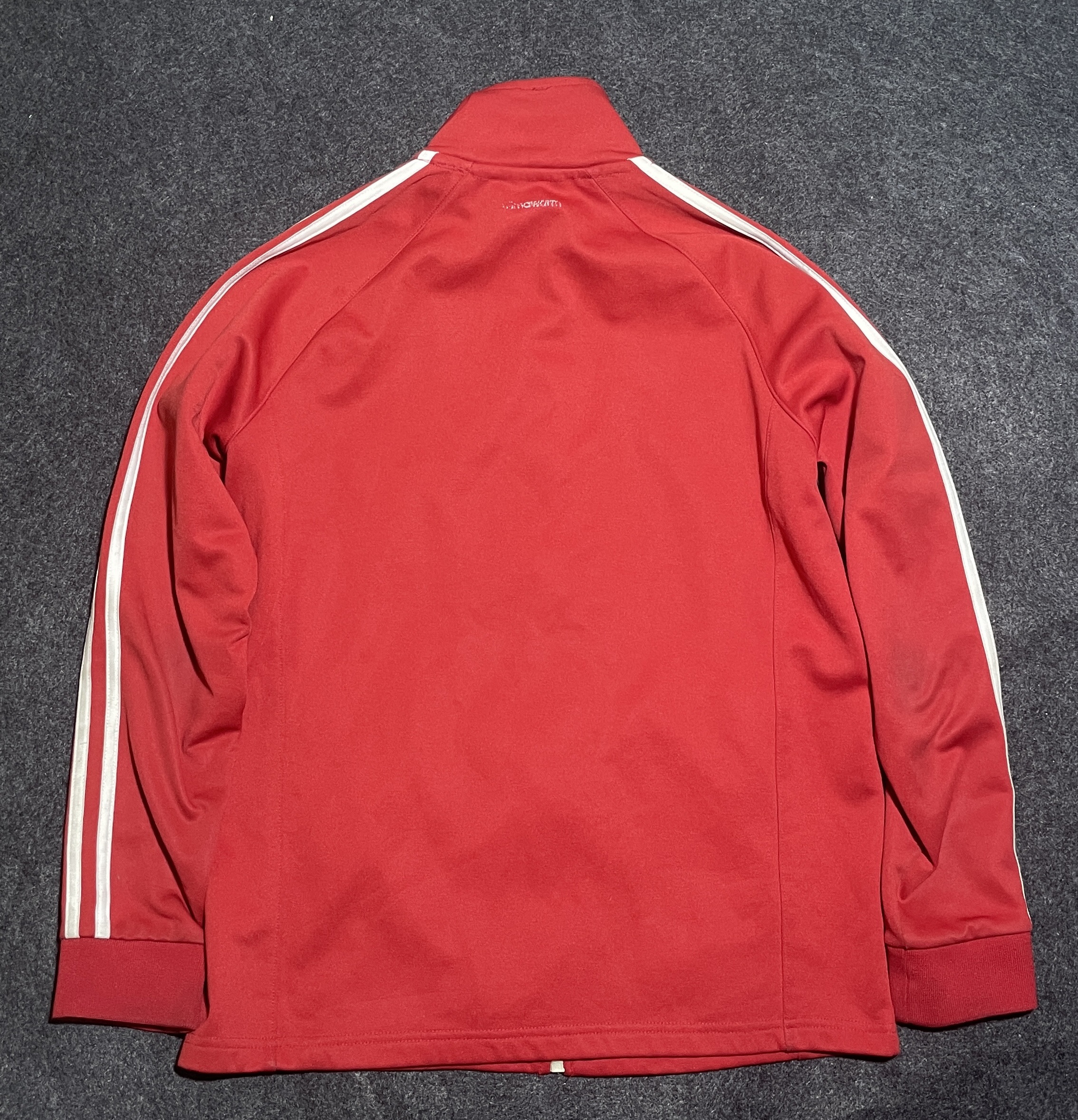 Adidas Red Track Jacket detail view