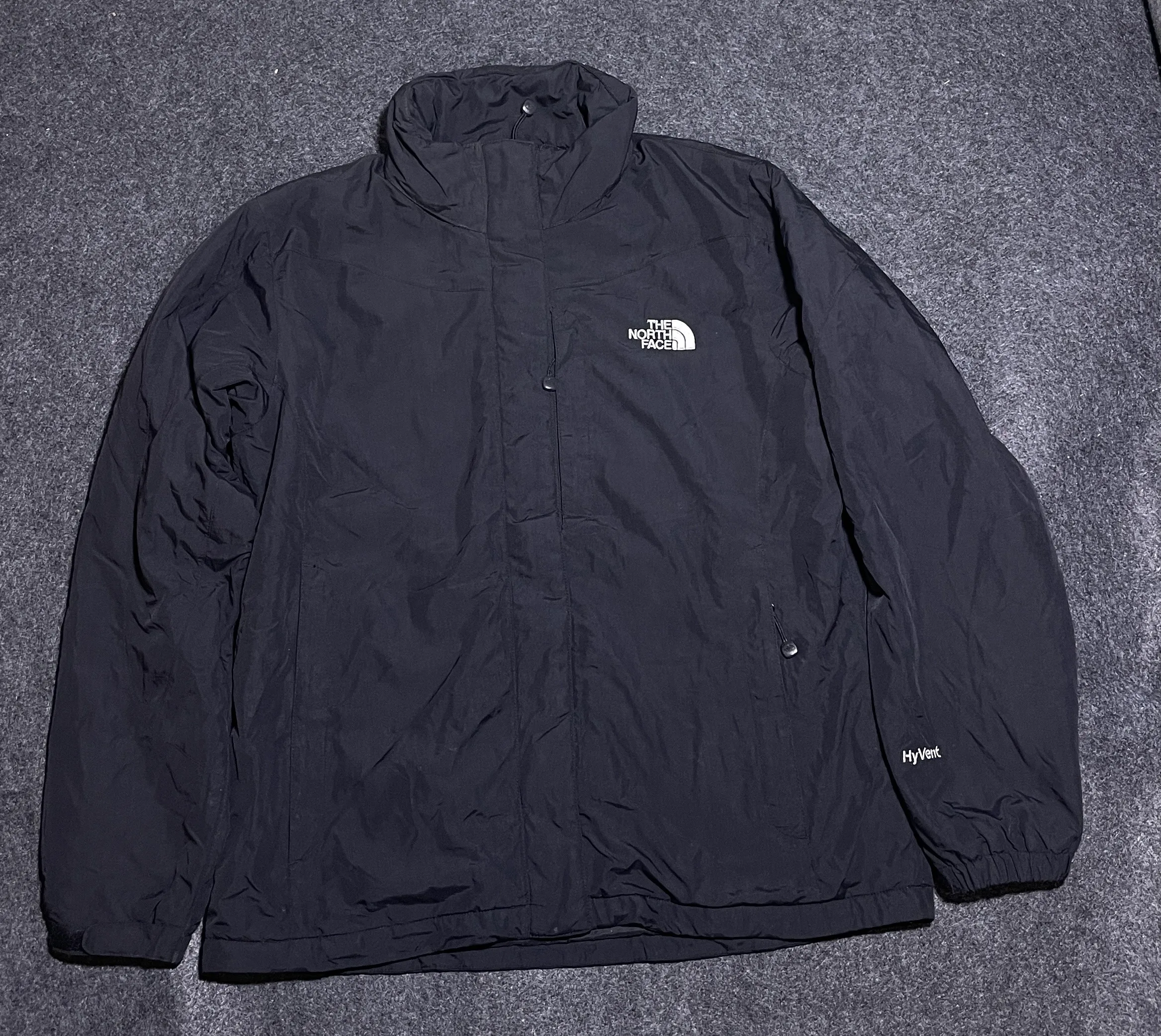 The North Face HyVent Black Jacket alternate view