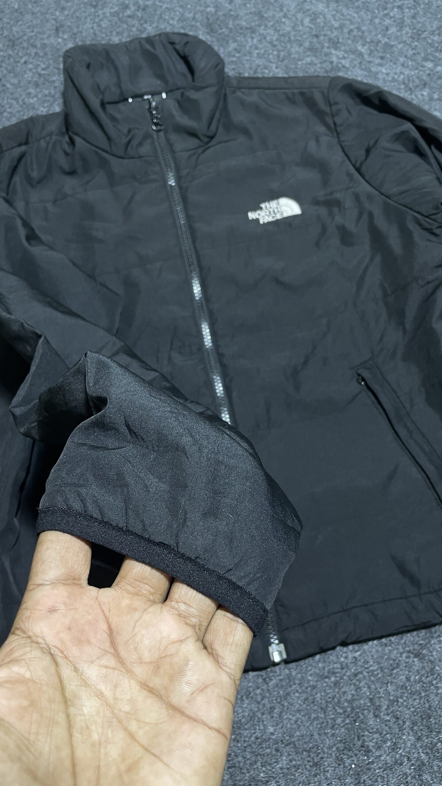 The North Face Black Jacket back view