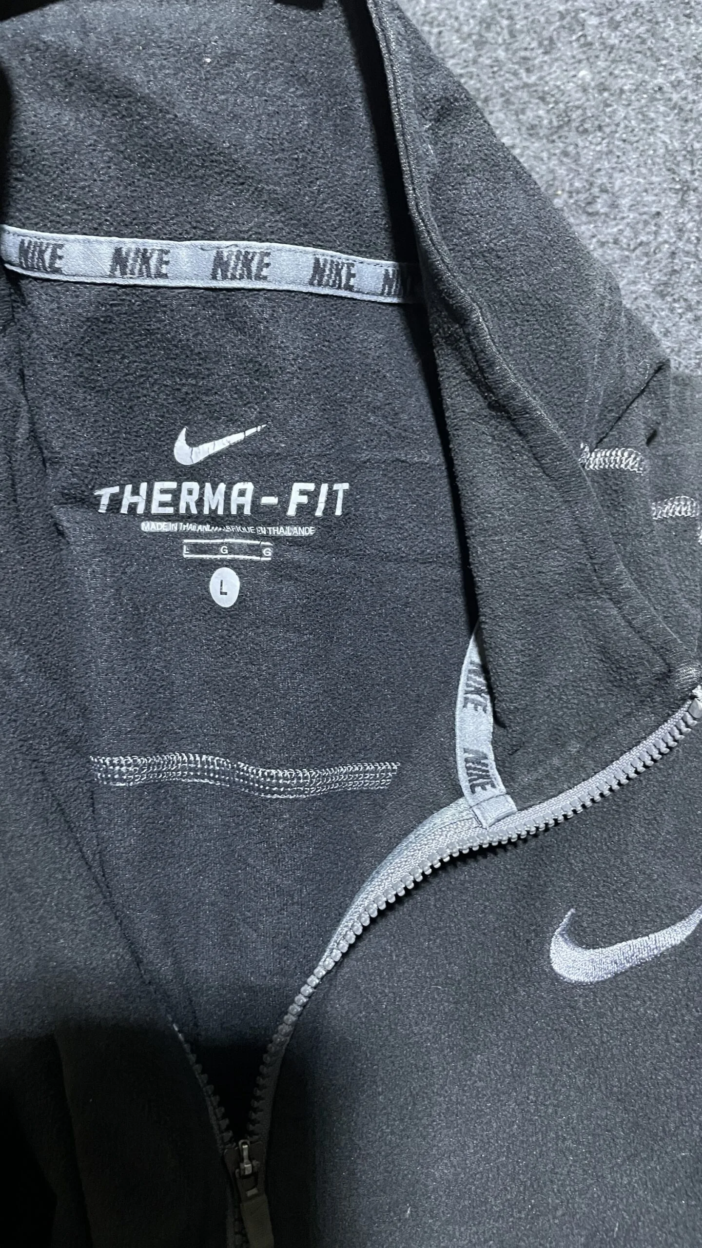 Nike Black Sweater back view