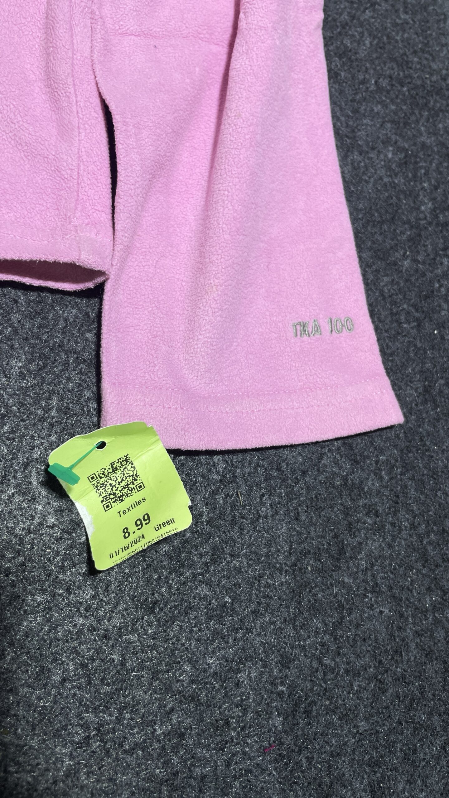 The North Face Pink Sweater back view