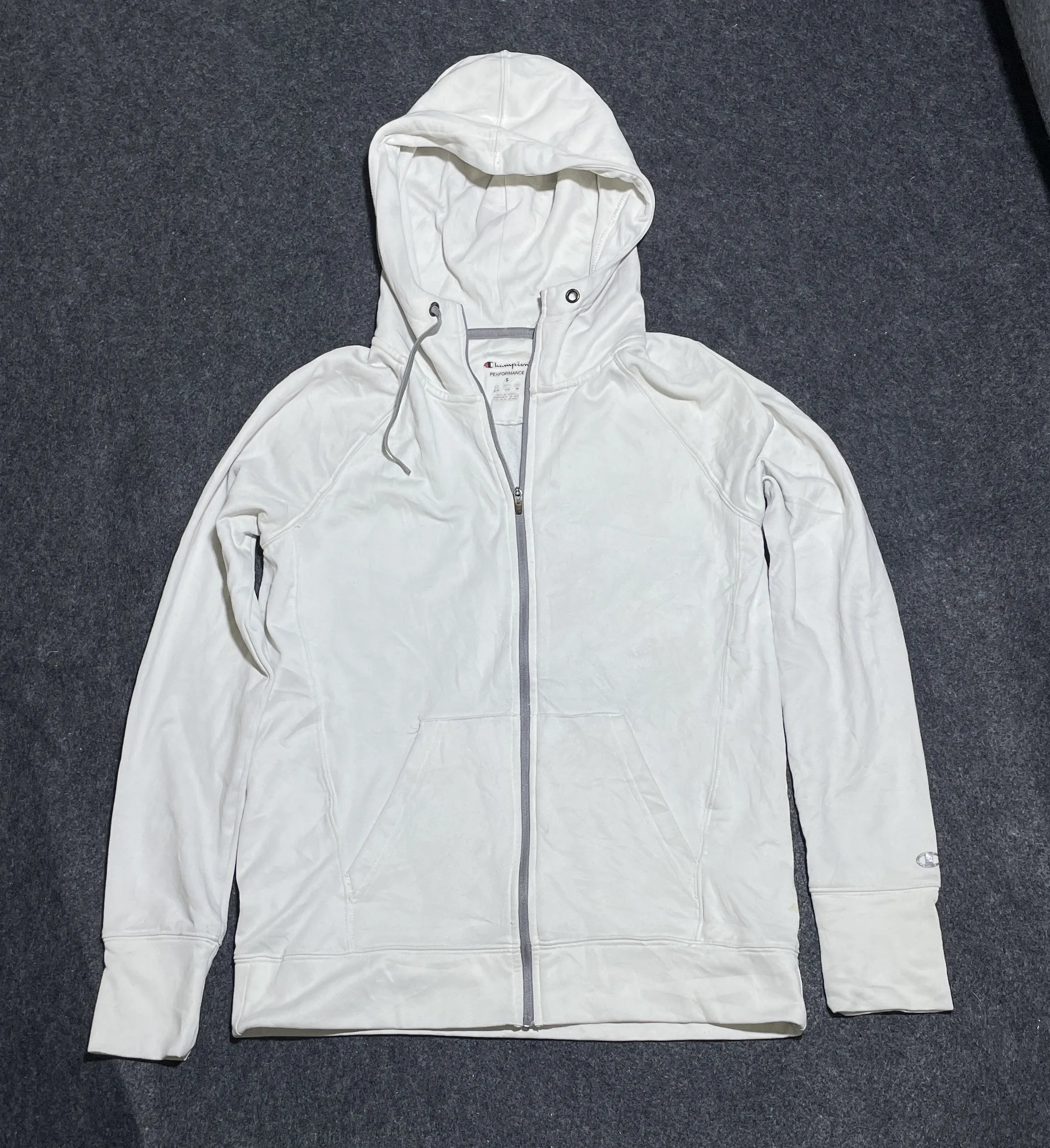 Champion White Hoodie alternate view