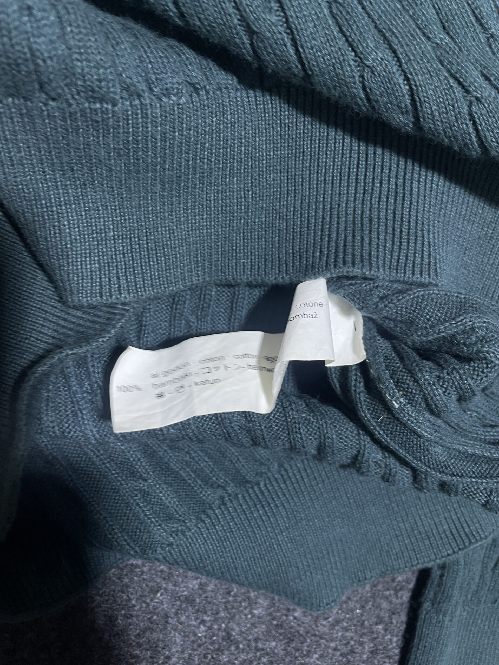 Zara Sweater back view