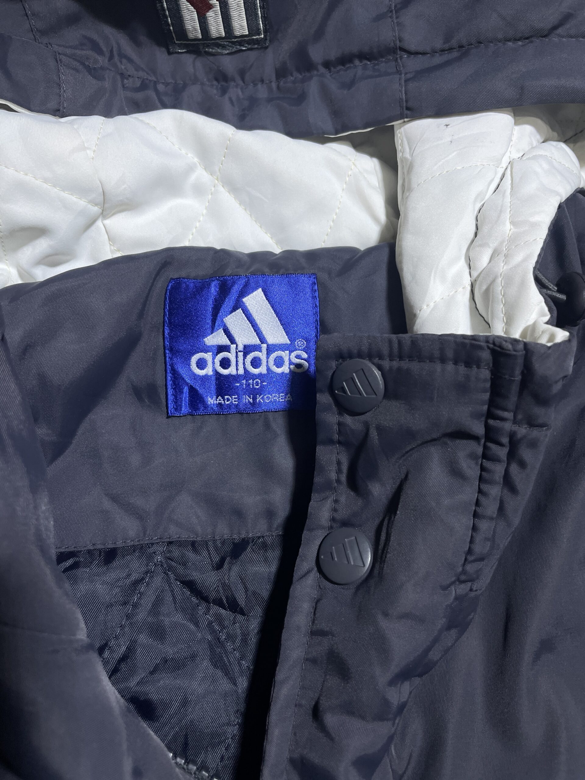Adidas Navy Jacket back view