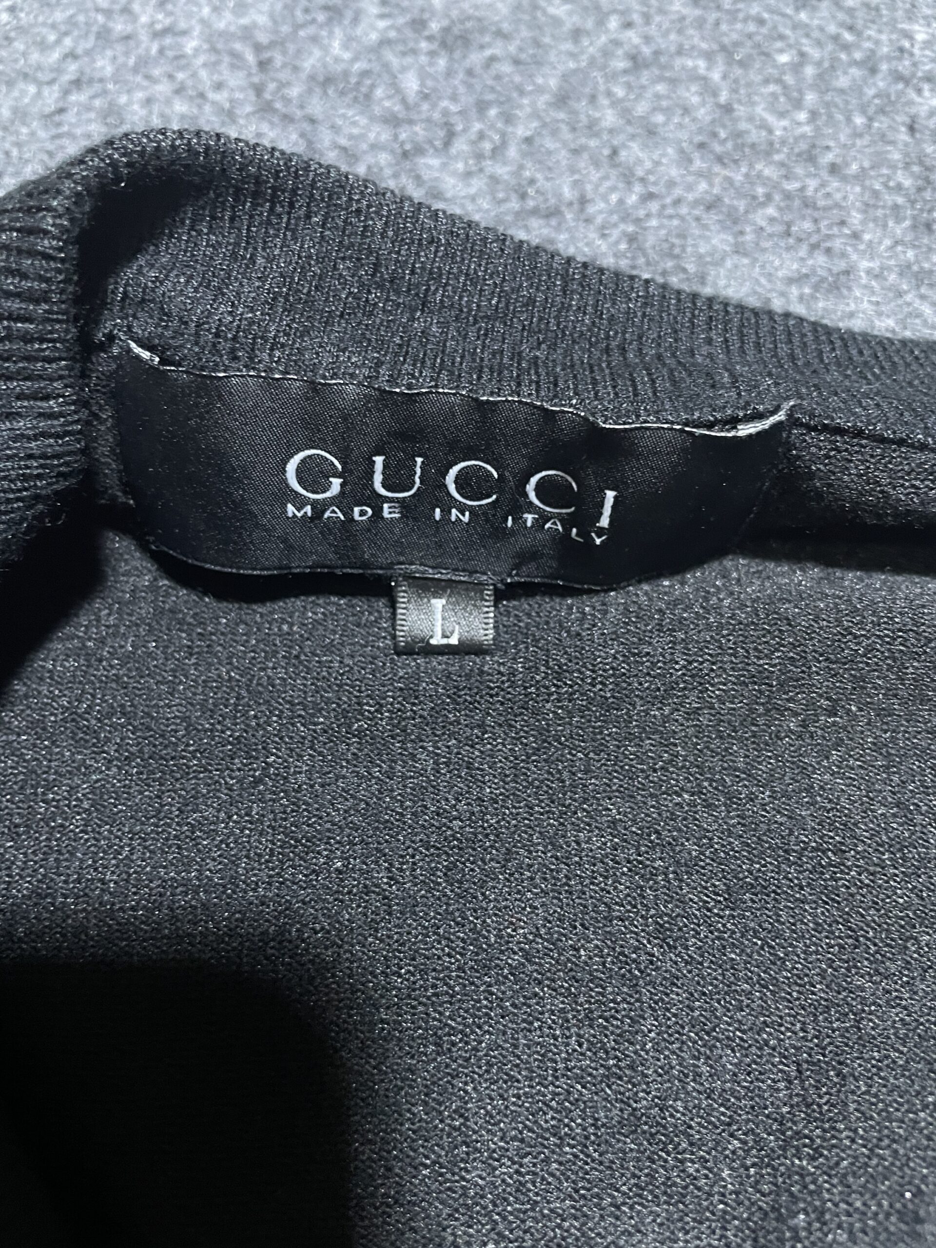 Black Sweater back view