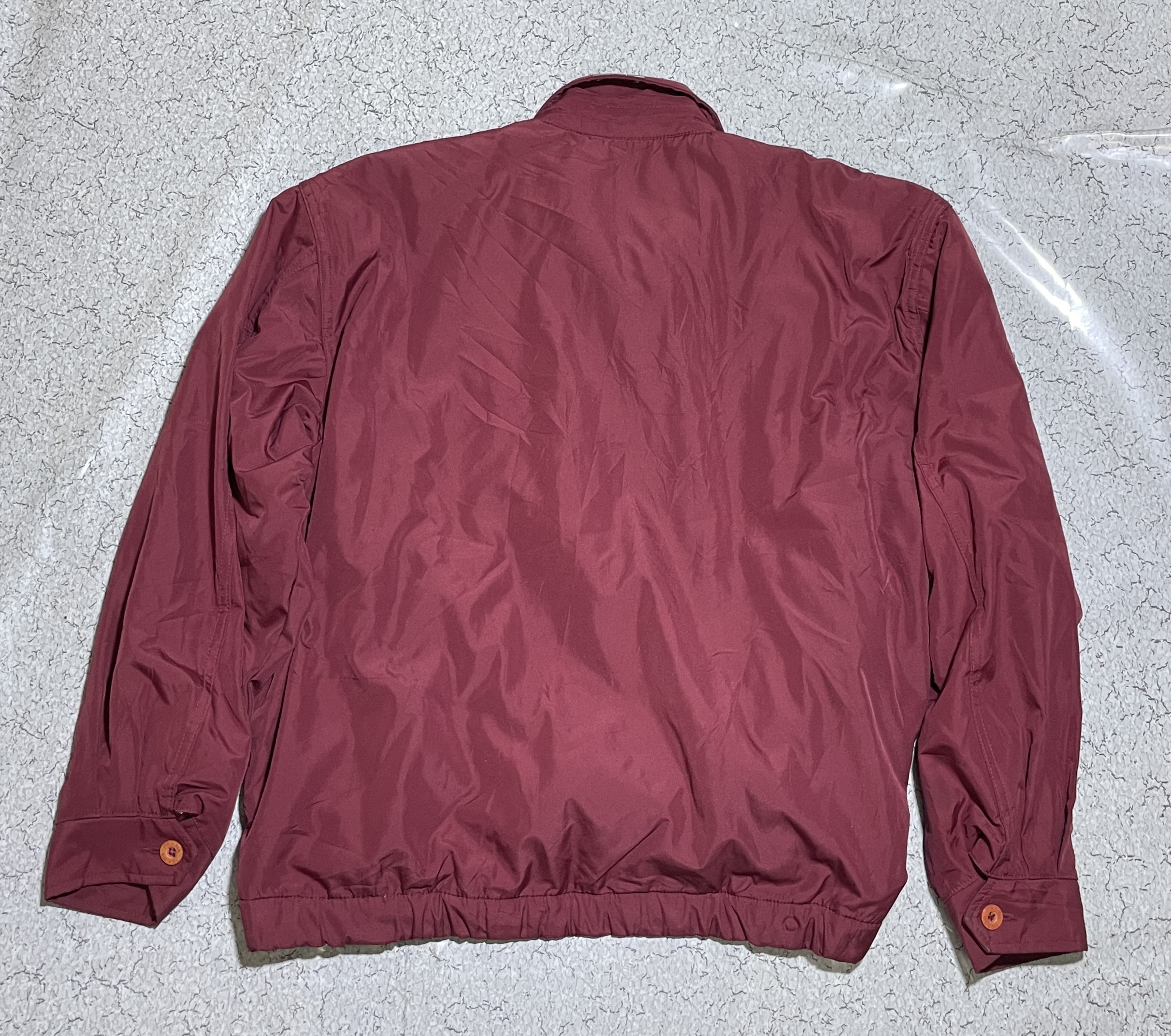 Maroon Jacket detail view