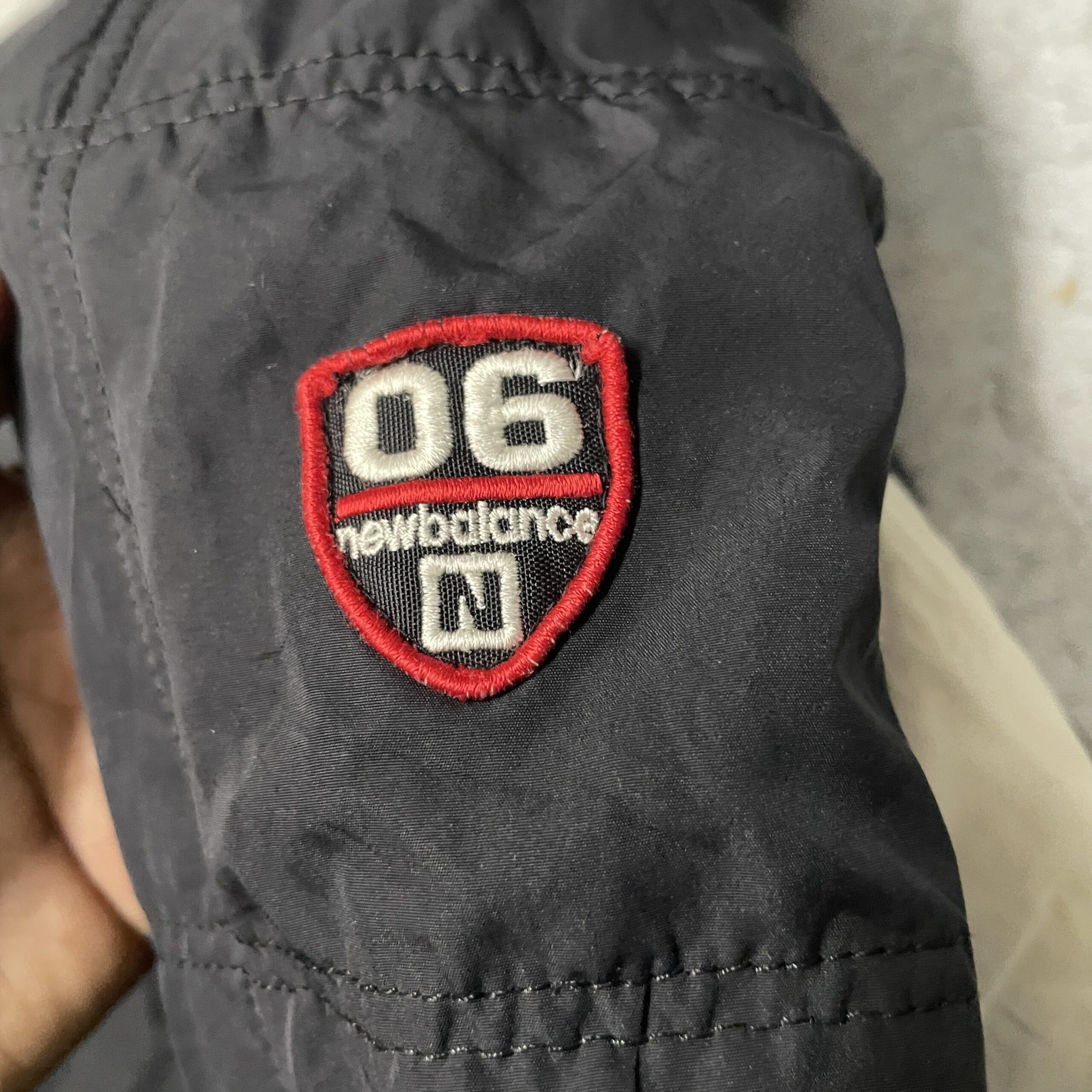 New Balance Black Jacket back view