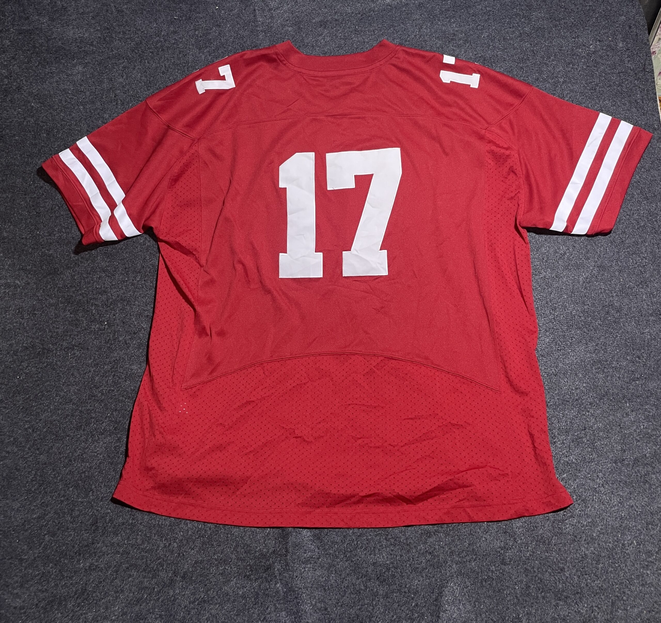 Adidas Red Jersey detail view