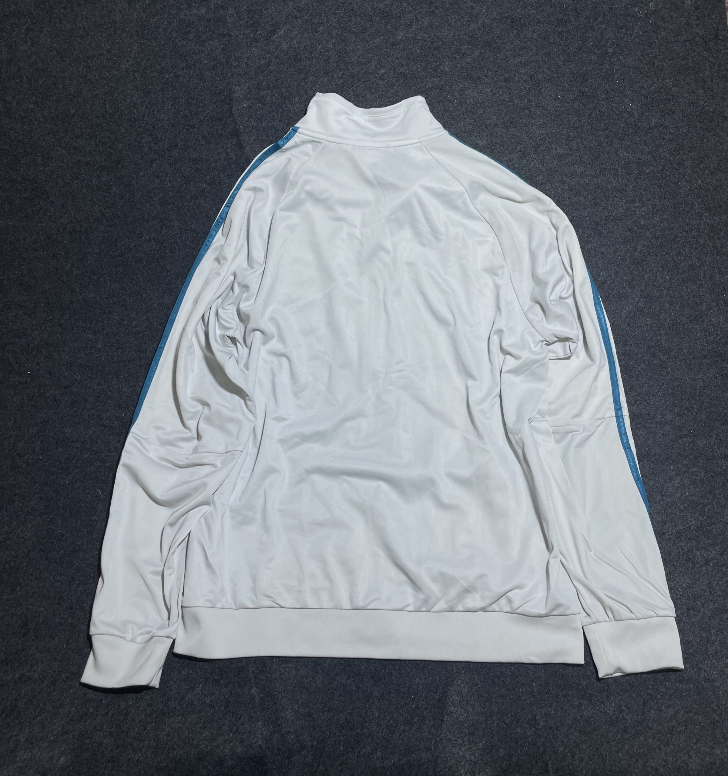 Adidas White Track Jacket detail view
