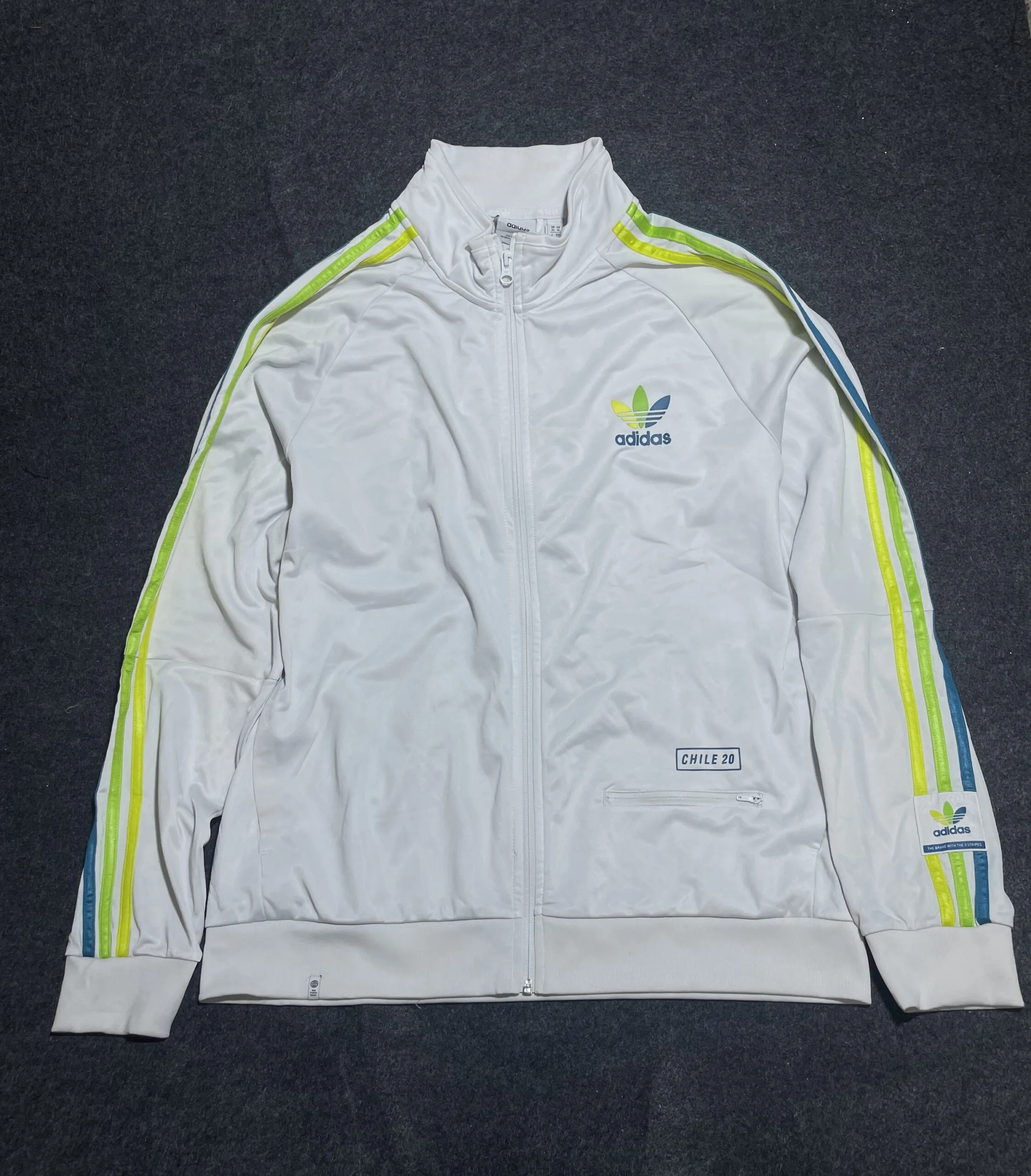 Adidas White Track Jacket alternate view