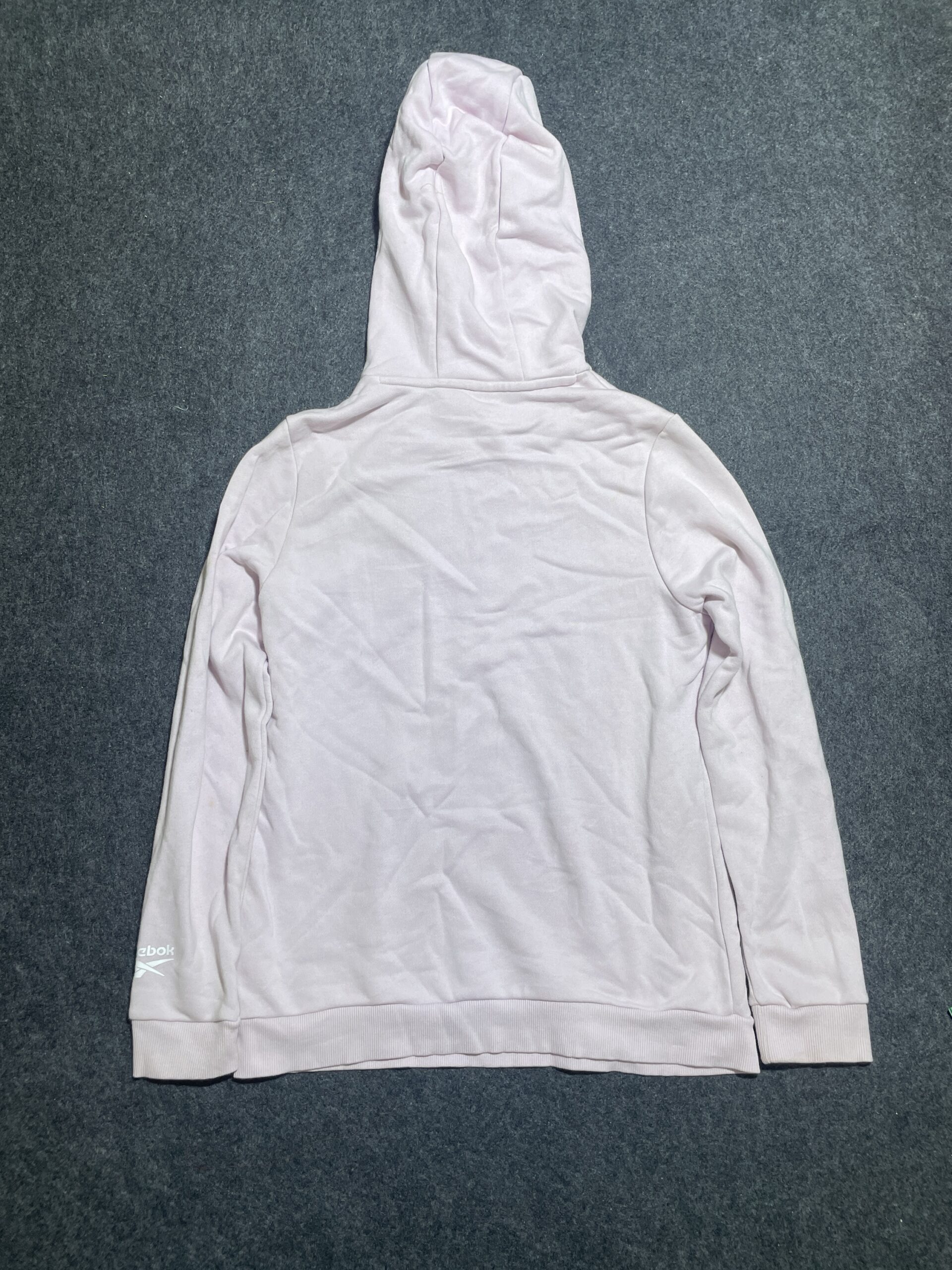 Reebok Pink Hoodie detail view