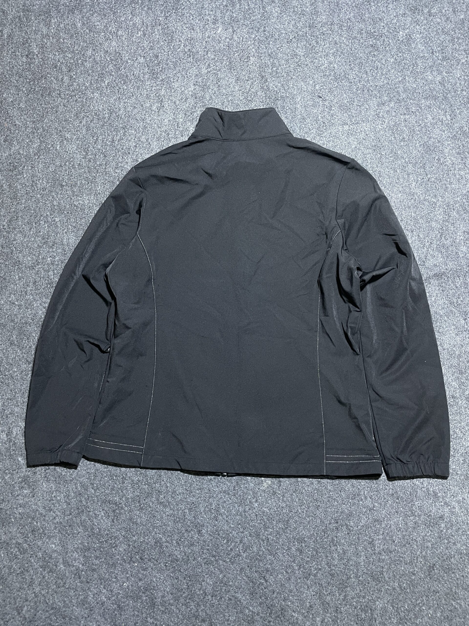Asics Black Track Jacket detail view
