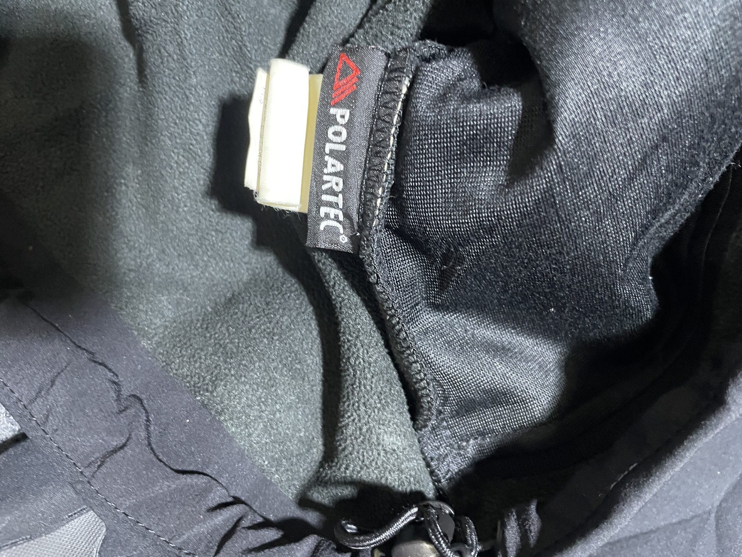 The North Face Black Softshell Jacket back view