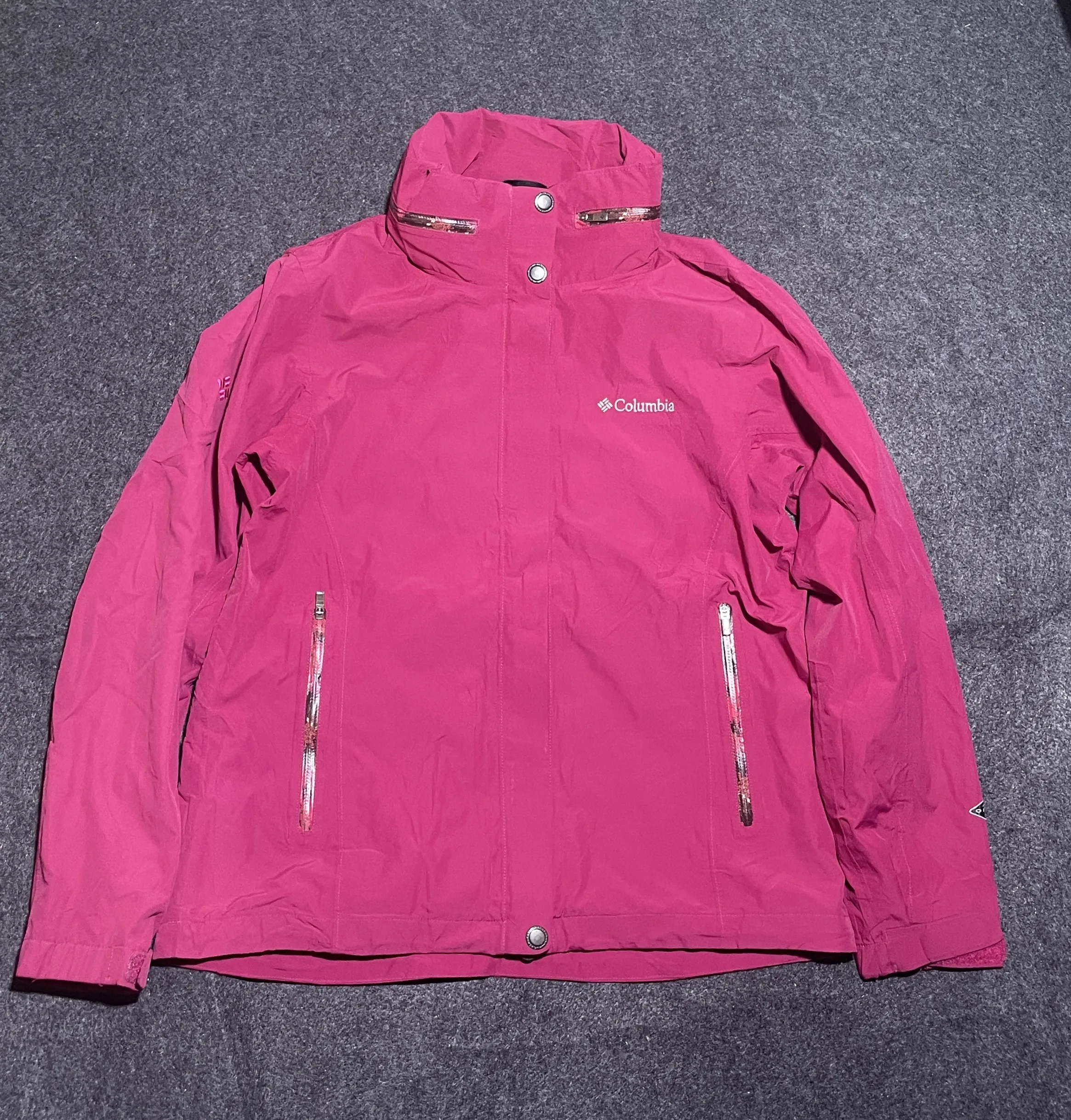 Columbia Pink Jacket back view