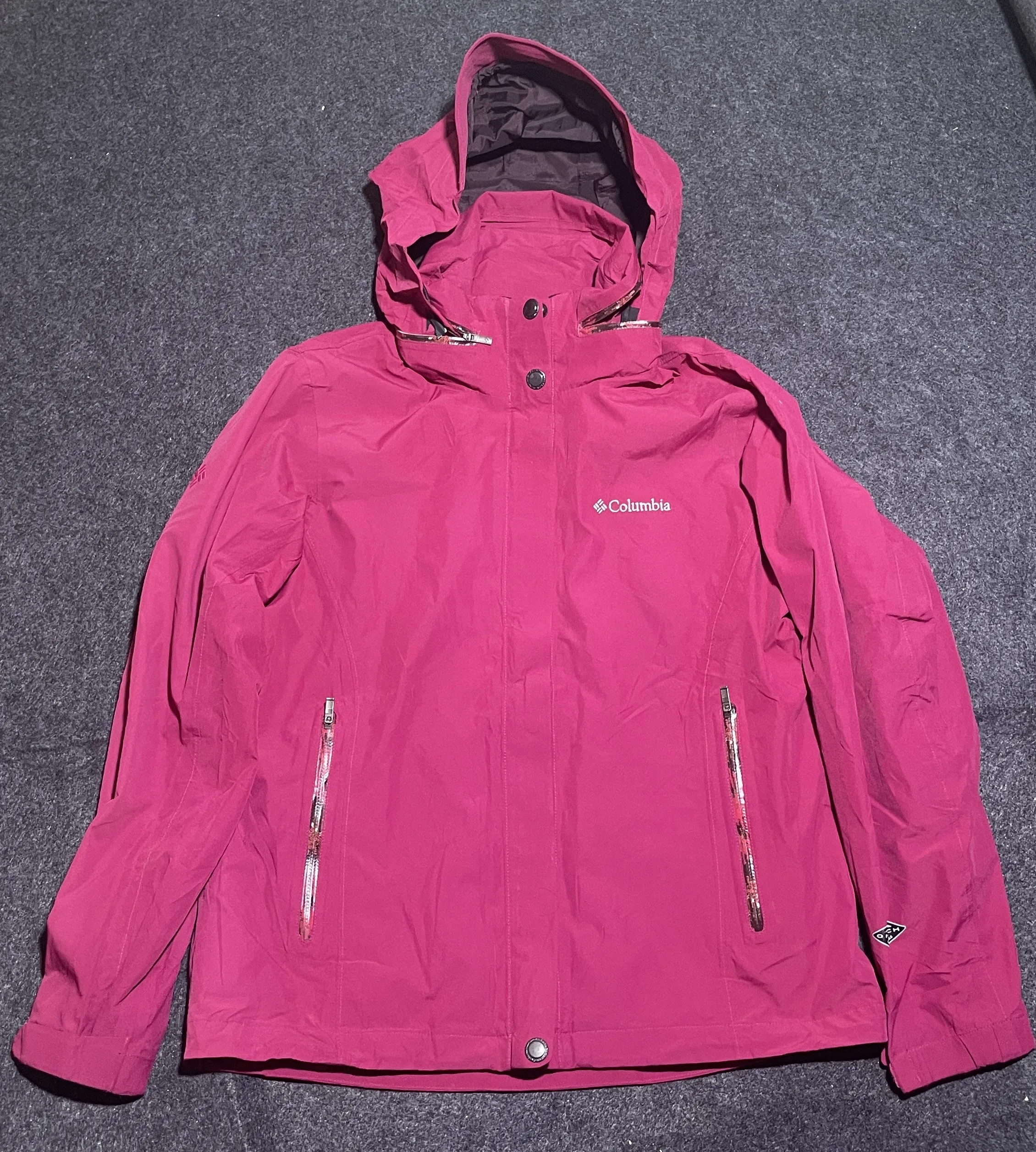 Columbia Pink Jacket front view