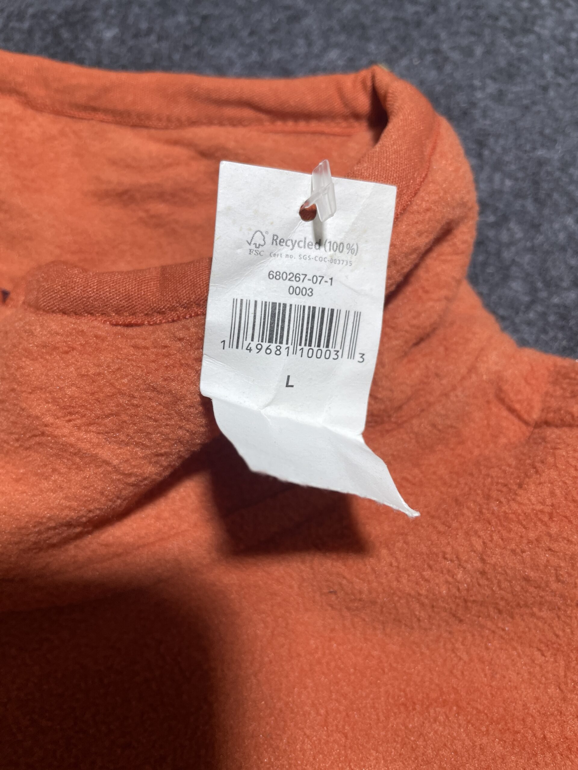 GAP Orange Sweater back view