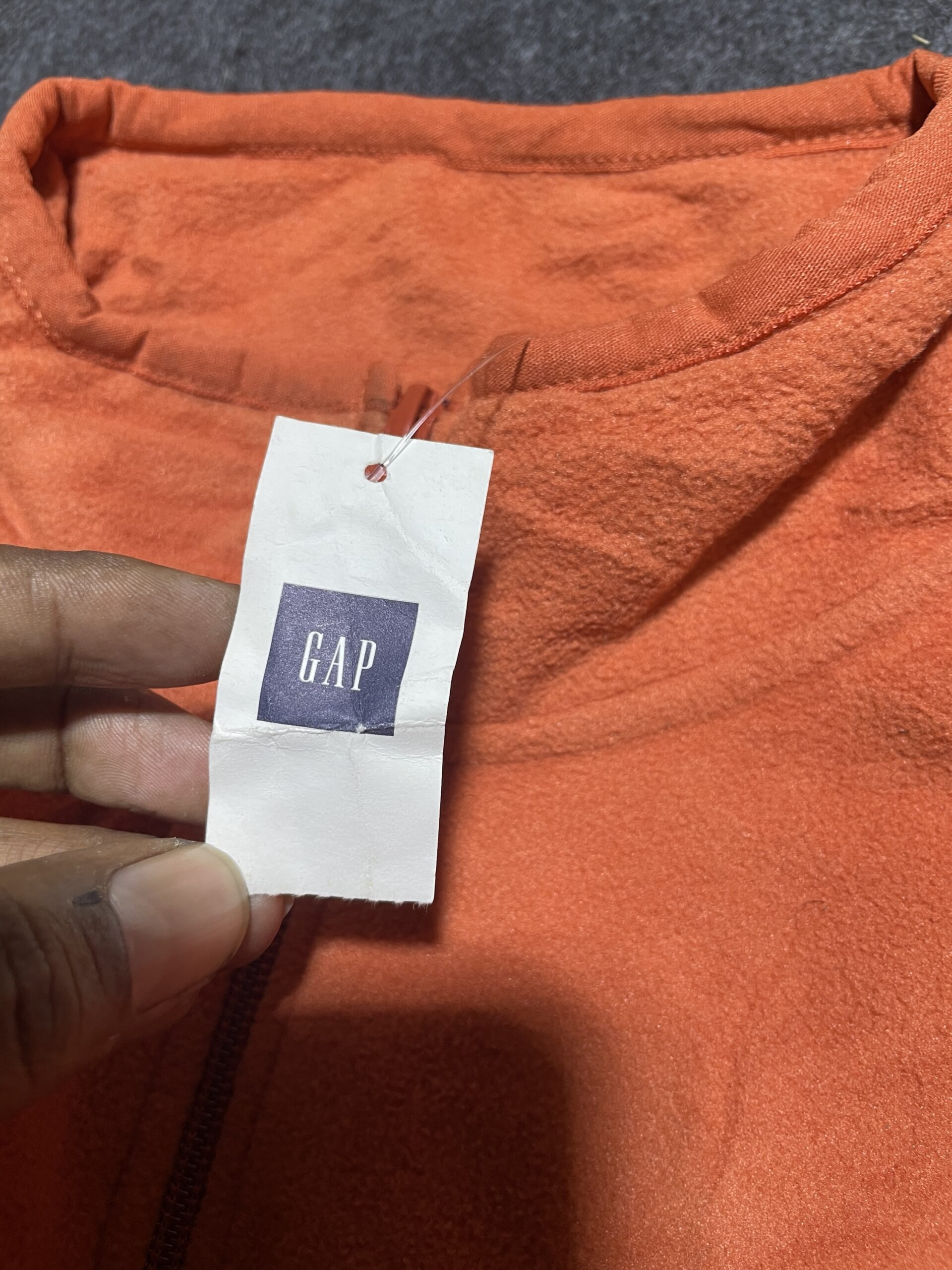 GAP Orange Sweater detail view