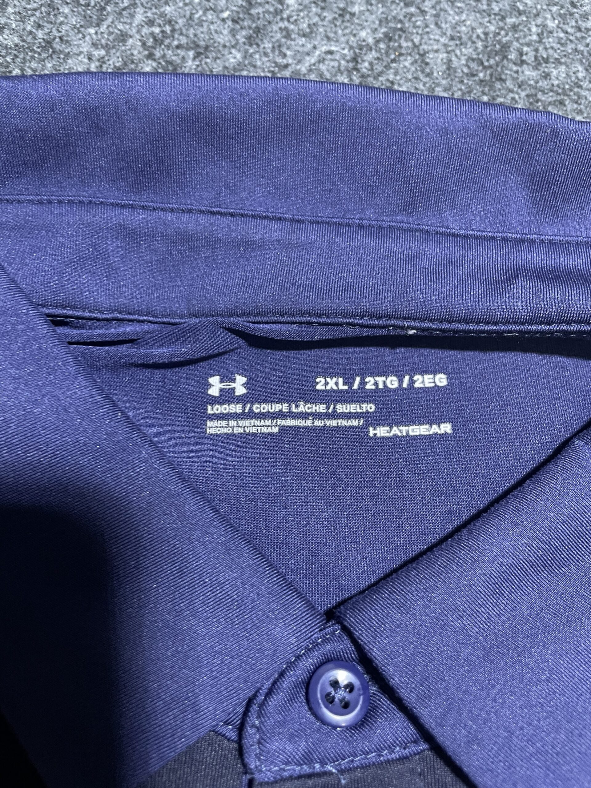 Under Armour Navy T-Shirt detail view