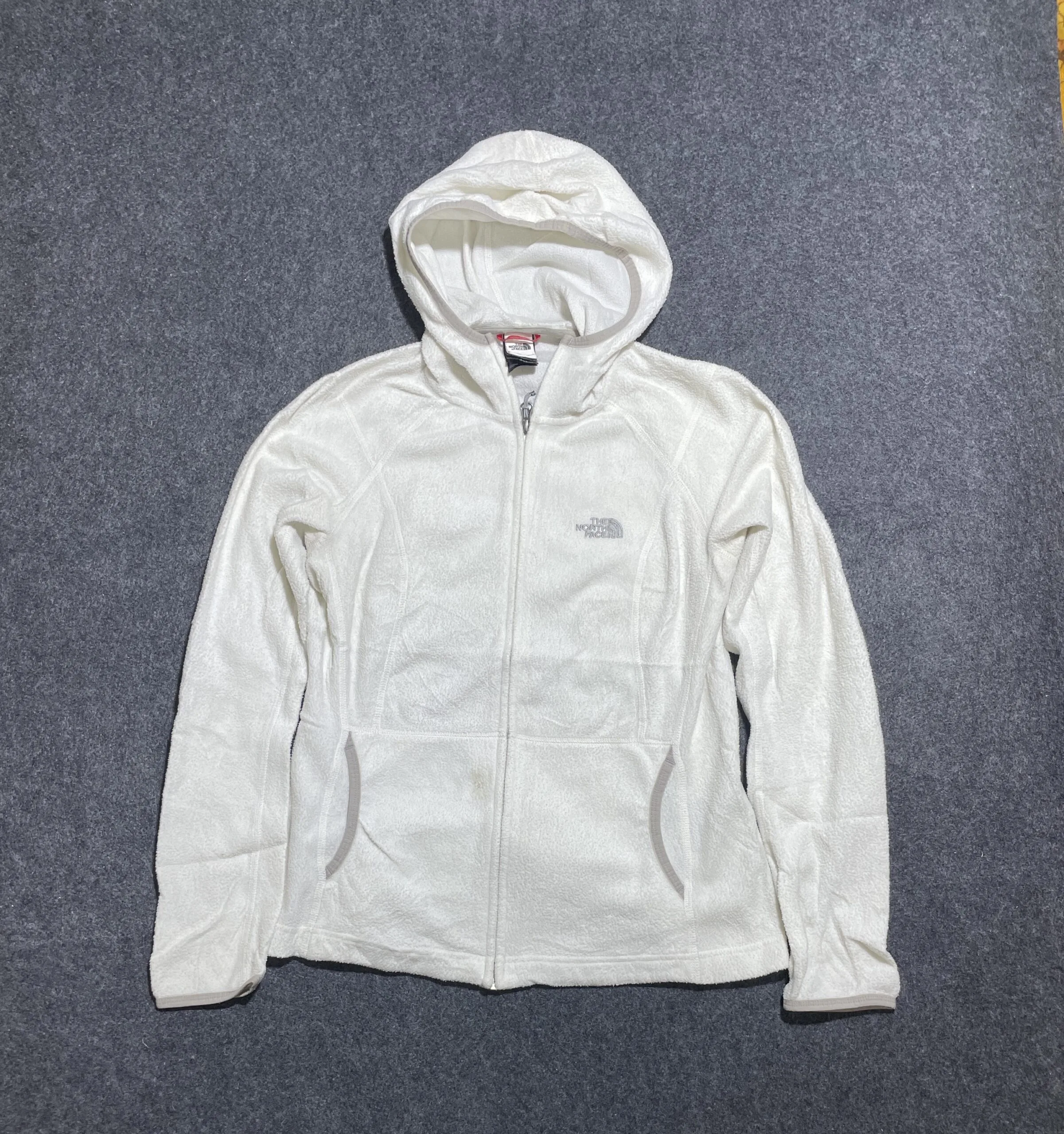 The North Face White Hoodie back view