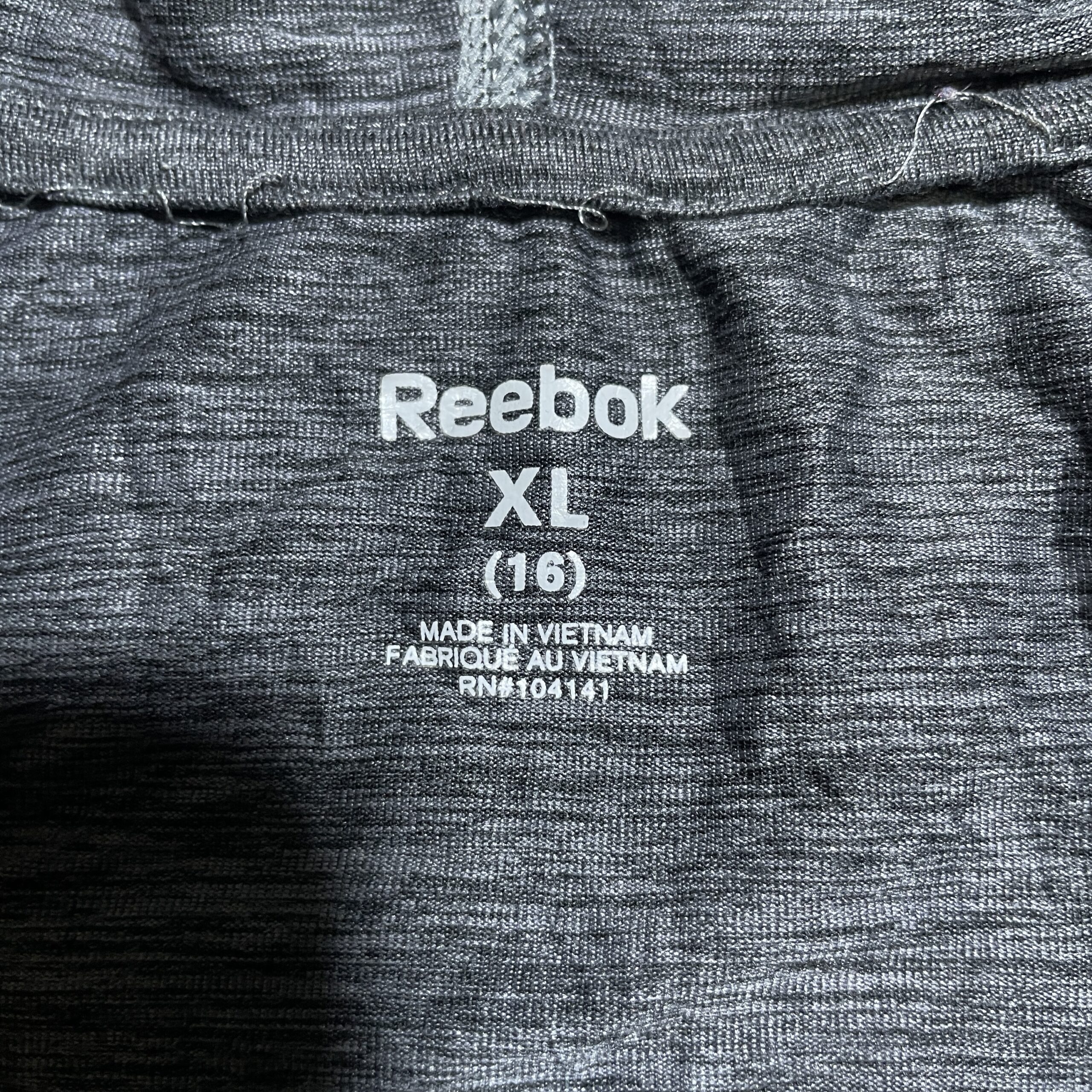 Reebok Grey Jacket back view