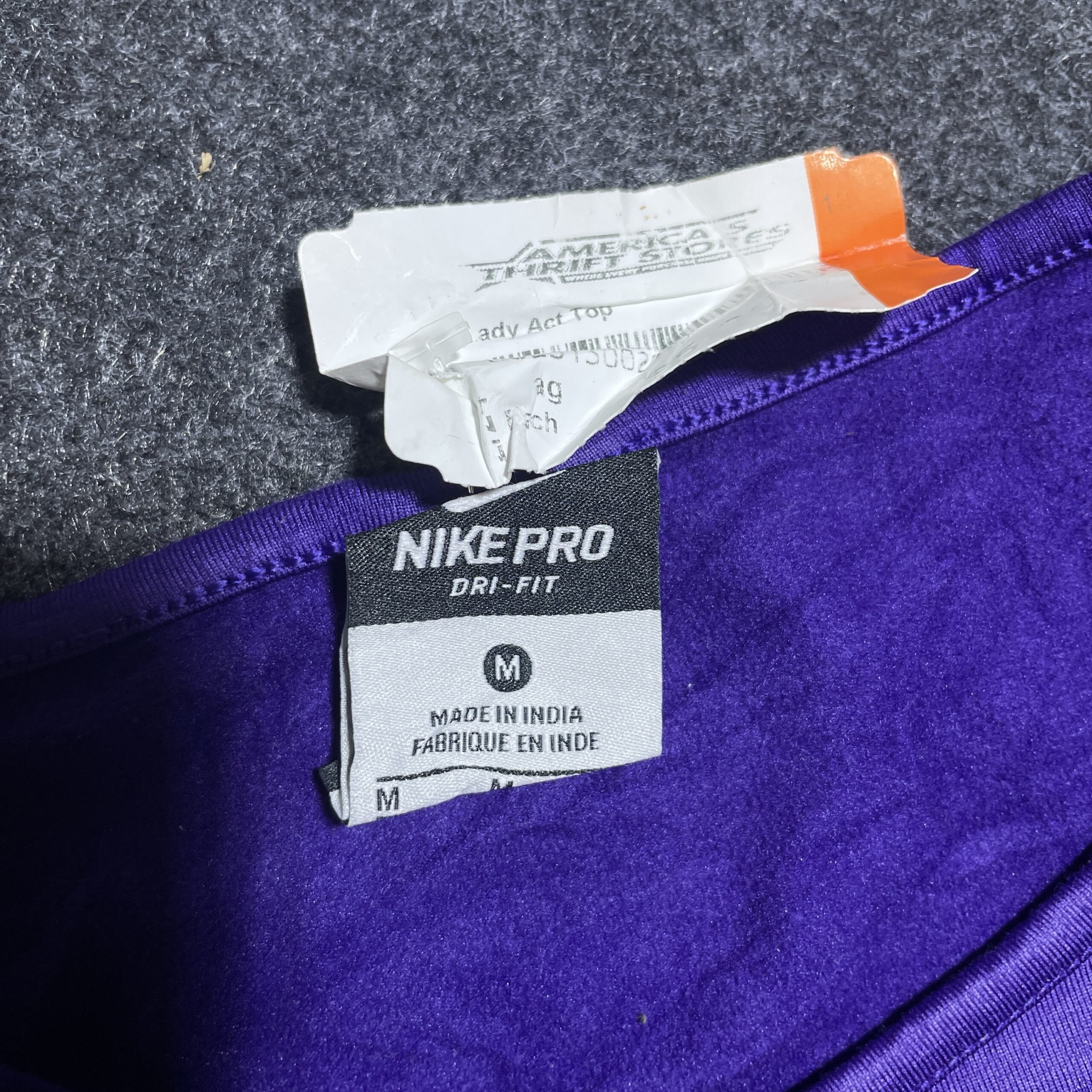 Nike Purple simple back view