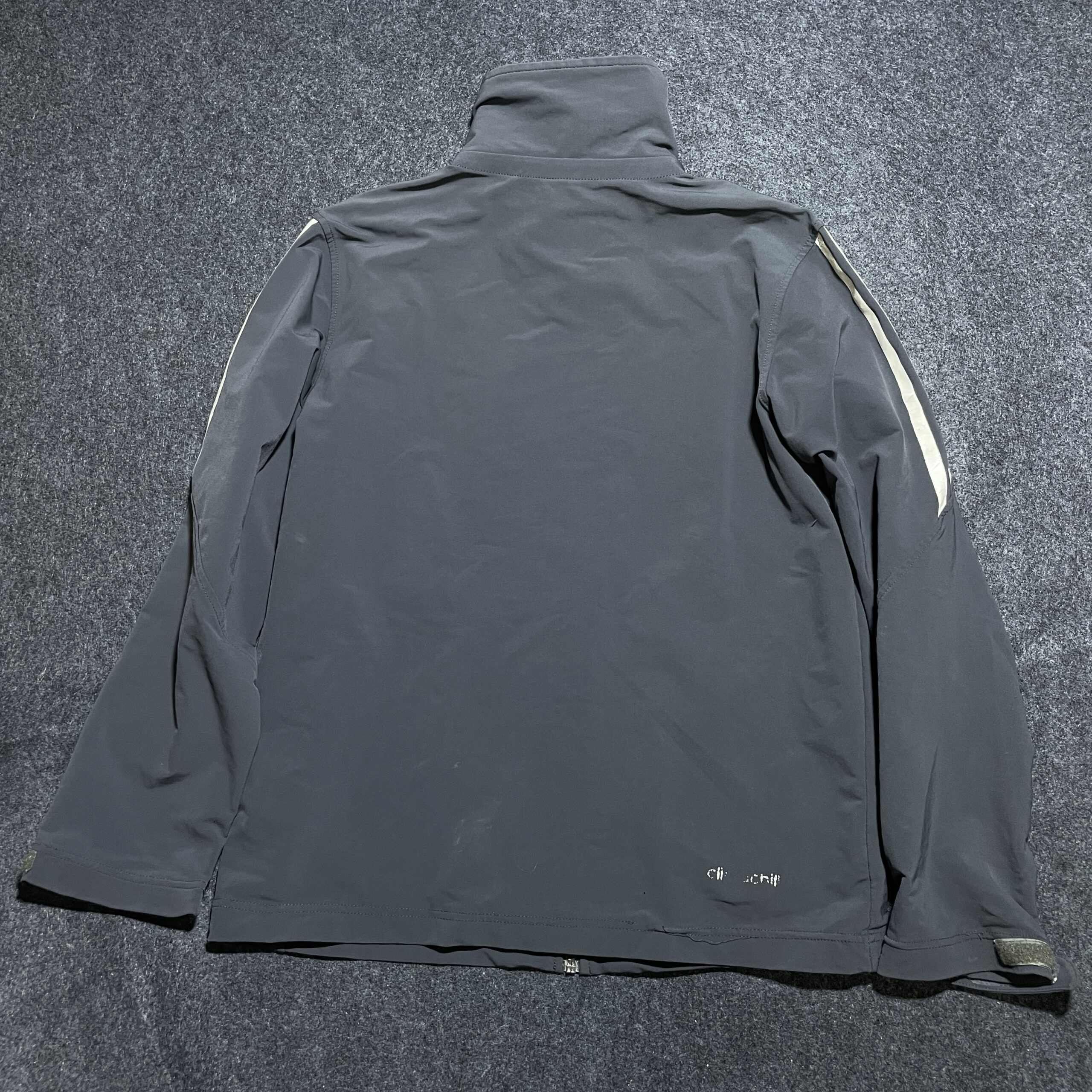 Adidas Grey Track Jacket detail view