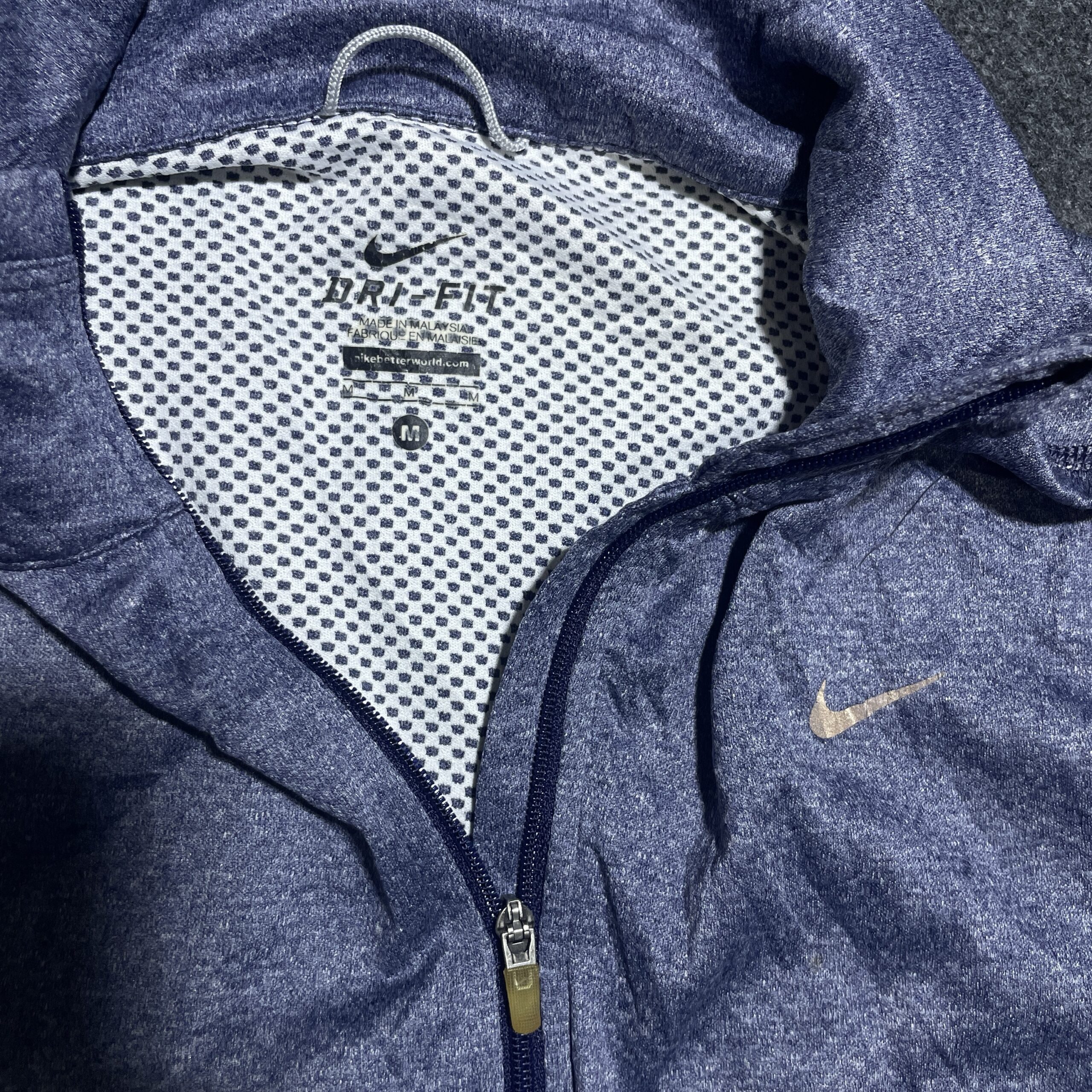 Nike Purple Track Jacket back view