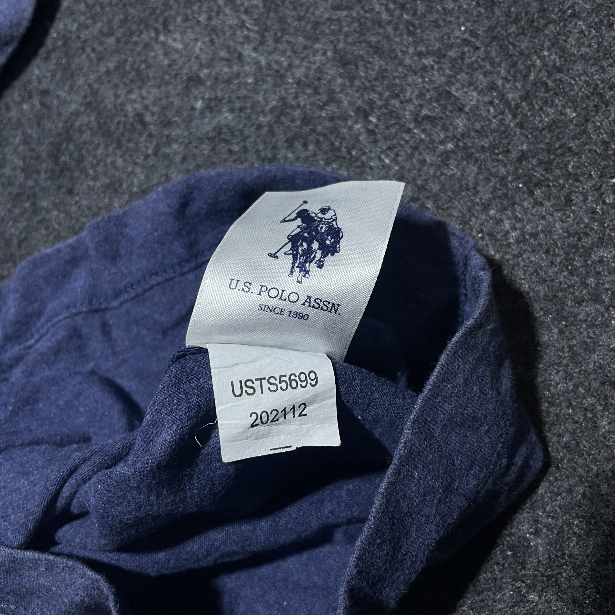 U.S. Polo Assn. Blue T-Shirt detail view
