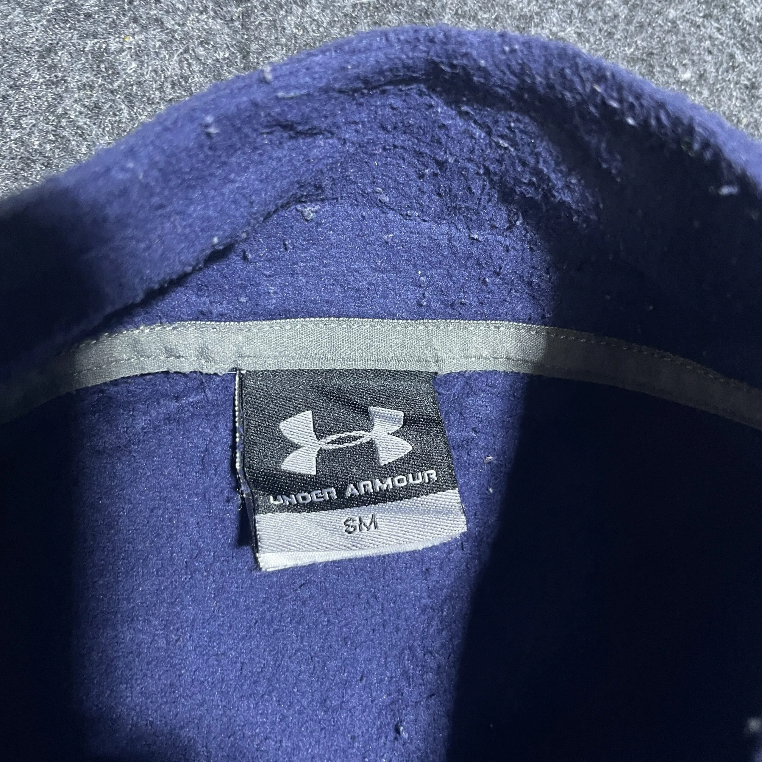 Under Armour Blue Sweater back view